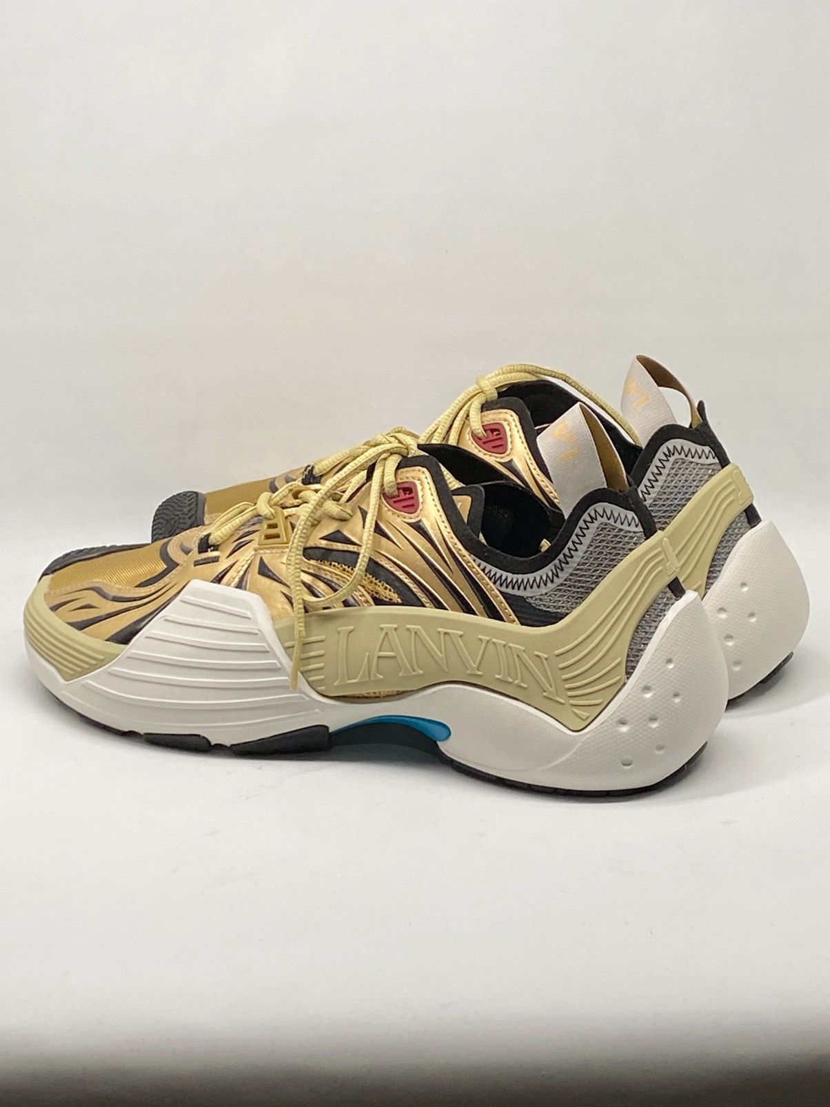 Lanvin Lanvin Logo Low Top Mesh Sneakers size 44/us size 11 Size US 11 / EU 44 - 7 Thumbnail