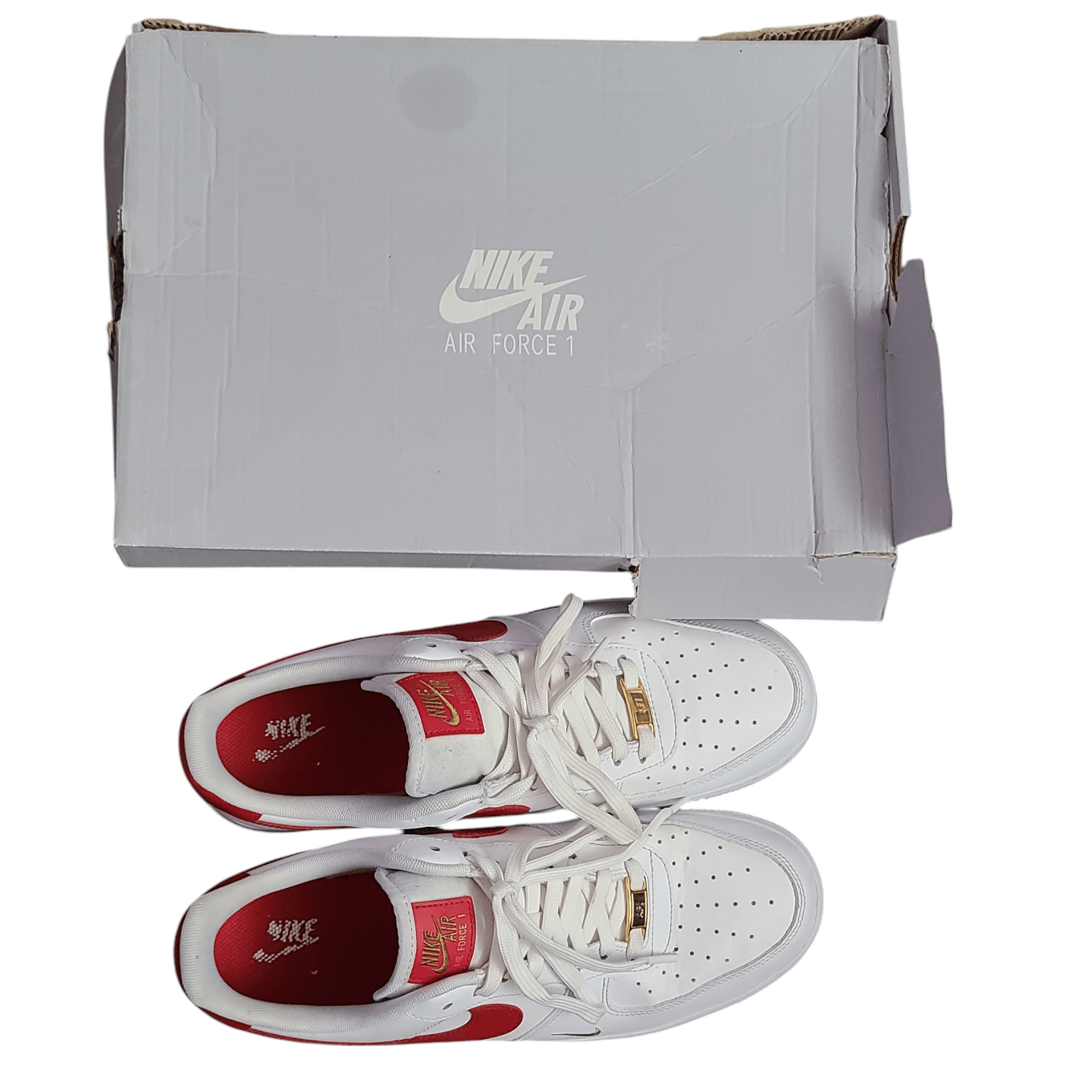 Nike Air Force 1 Essential Low 'White Gym Red' - Size: 12 Size US 12 / IT 42 - 4 Thumbnail