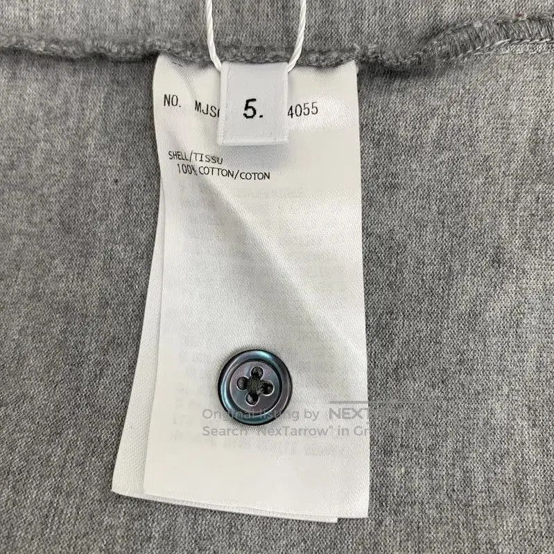 Thom Browne Thom Browne Gray Cotton T-Shirt for Men . Size US XL / EU 56 / 4 - 7 Thumbnail