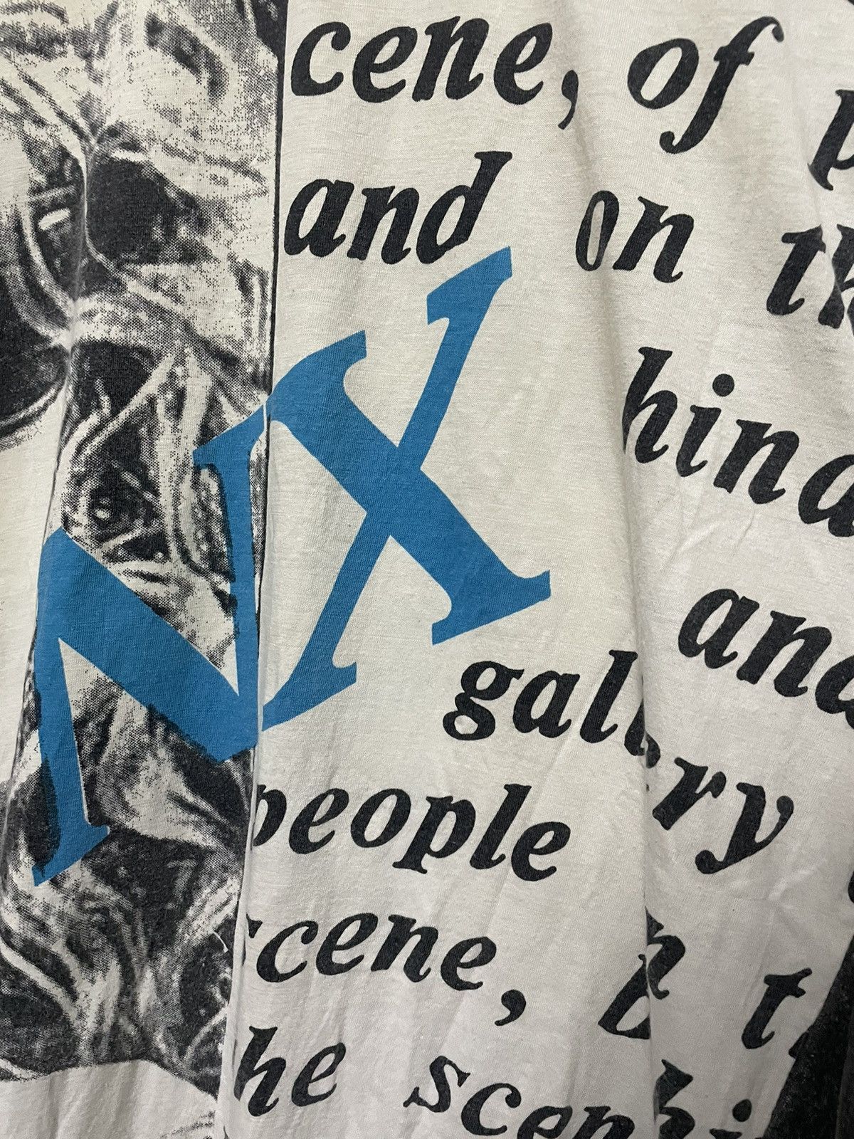 Vintage Vintage NX All Over Print Graphic Tee Art Poster Y2K XL Size US XL / EU 56 / 4 - 6 Thumbnail