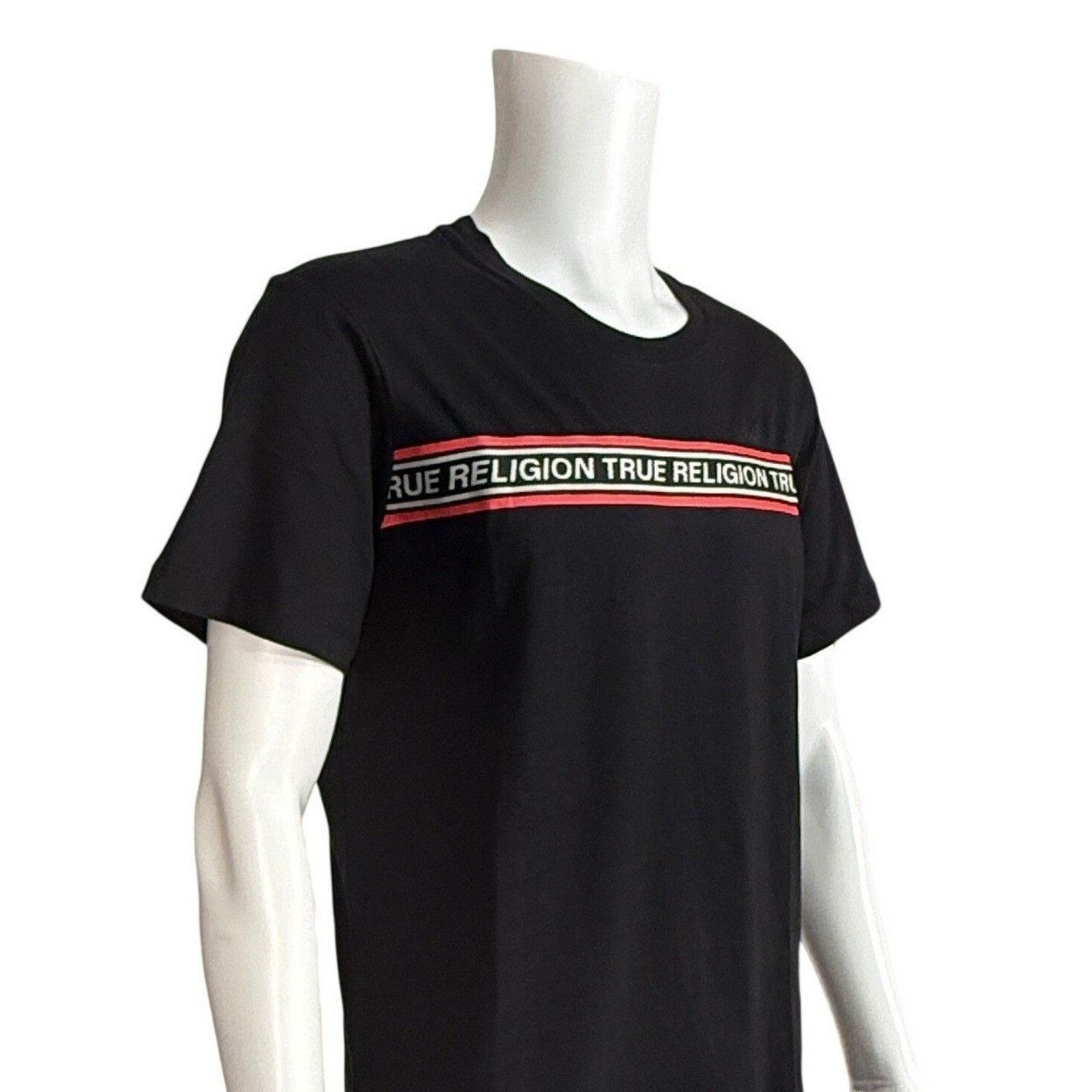 True Religion True Religion Black Contrast Logo Short Sleeve Tee Shirt M Size US M / EU 48-50 / 2 - 2 Thumbnail