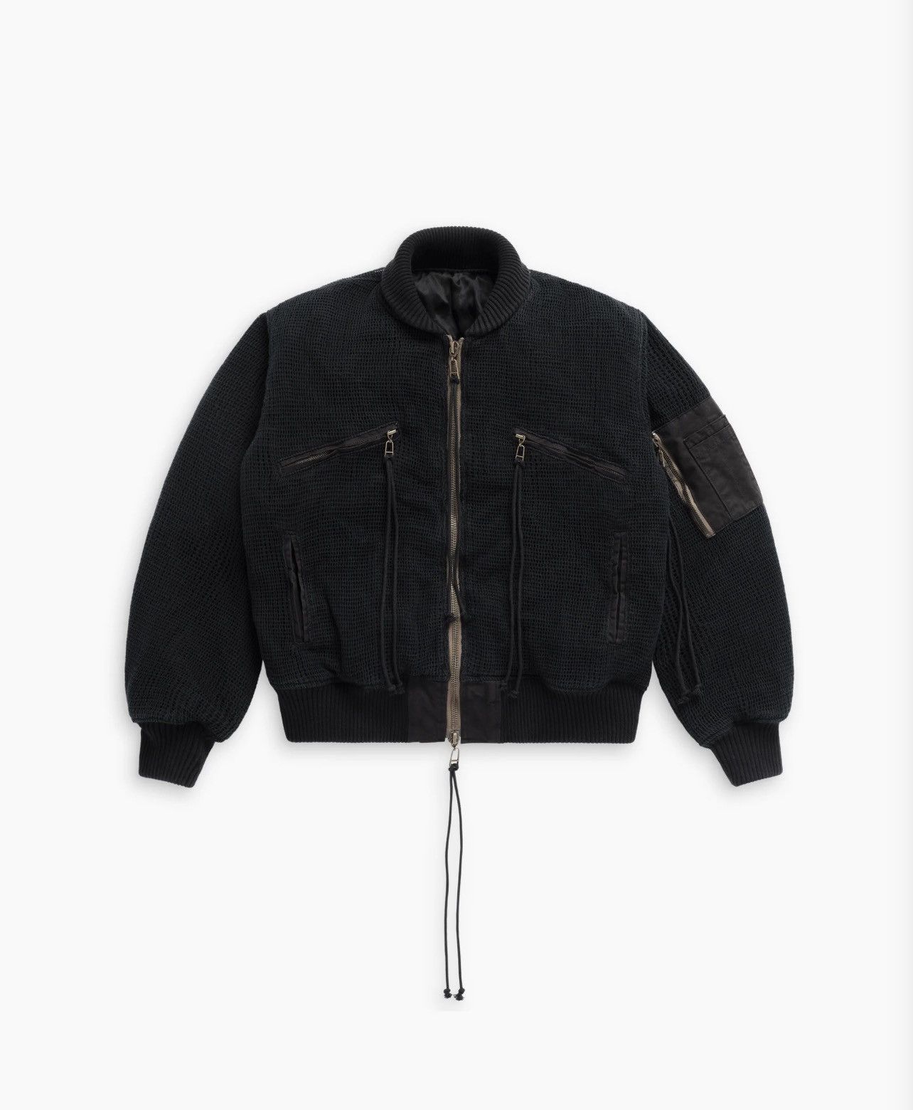 Somar SOMAR ‘Veil’ Black MA-1 Bomber Jacket Size US S / EU 44-46 / 1 - 1 Thumbnail