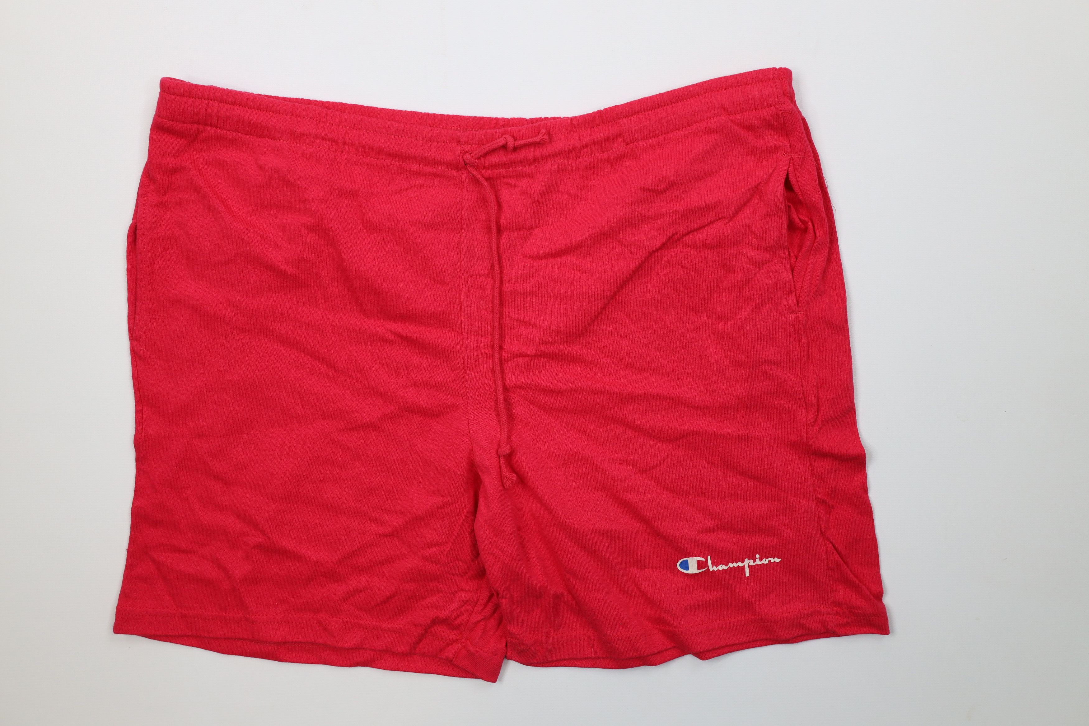 Champion Deadstock Vintage 90s Champion Knee Jersey Knit Shorts USA Size US 36 / EU 52 - 1 Thumbnail