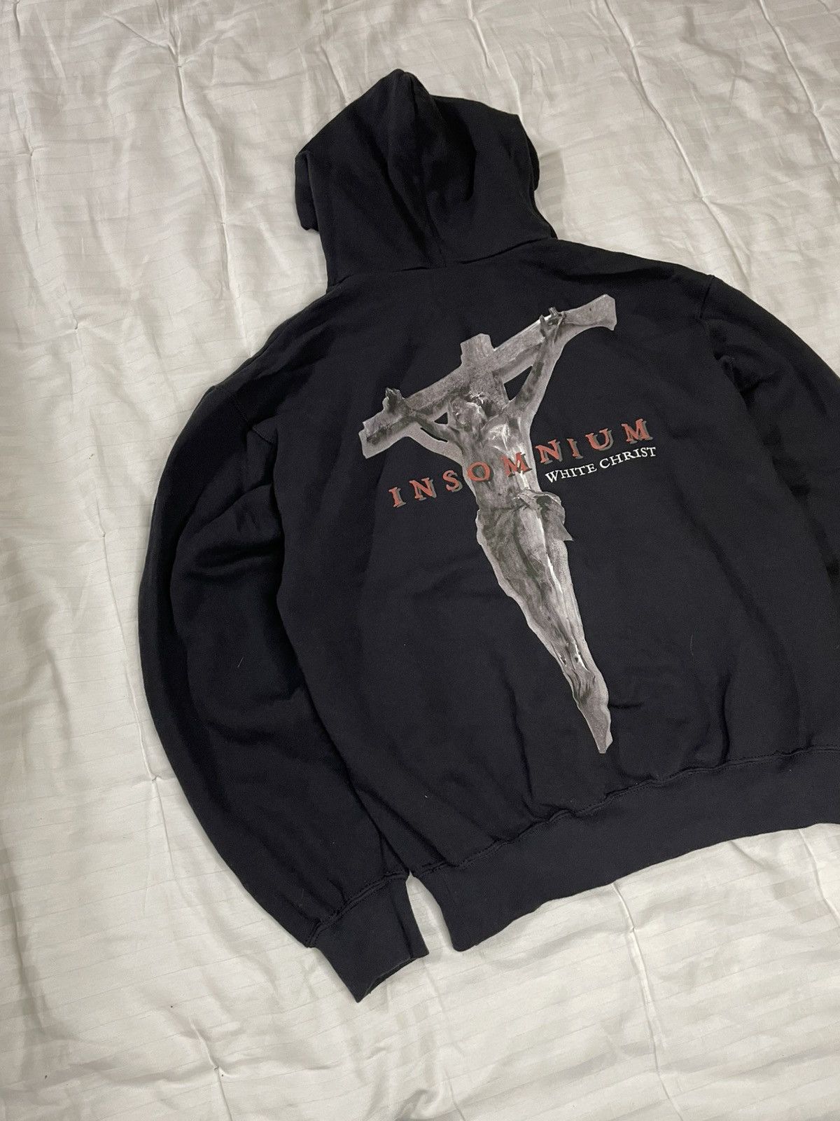 Band Tees Vintage Rock Band Insomnium White Christ Hoodie Size US M / EU 48-50 / 2 - 3 Thumbnail