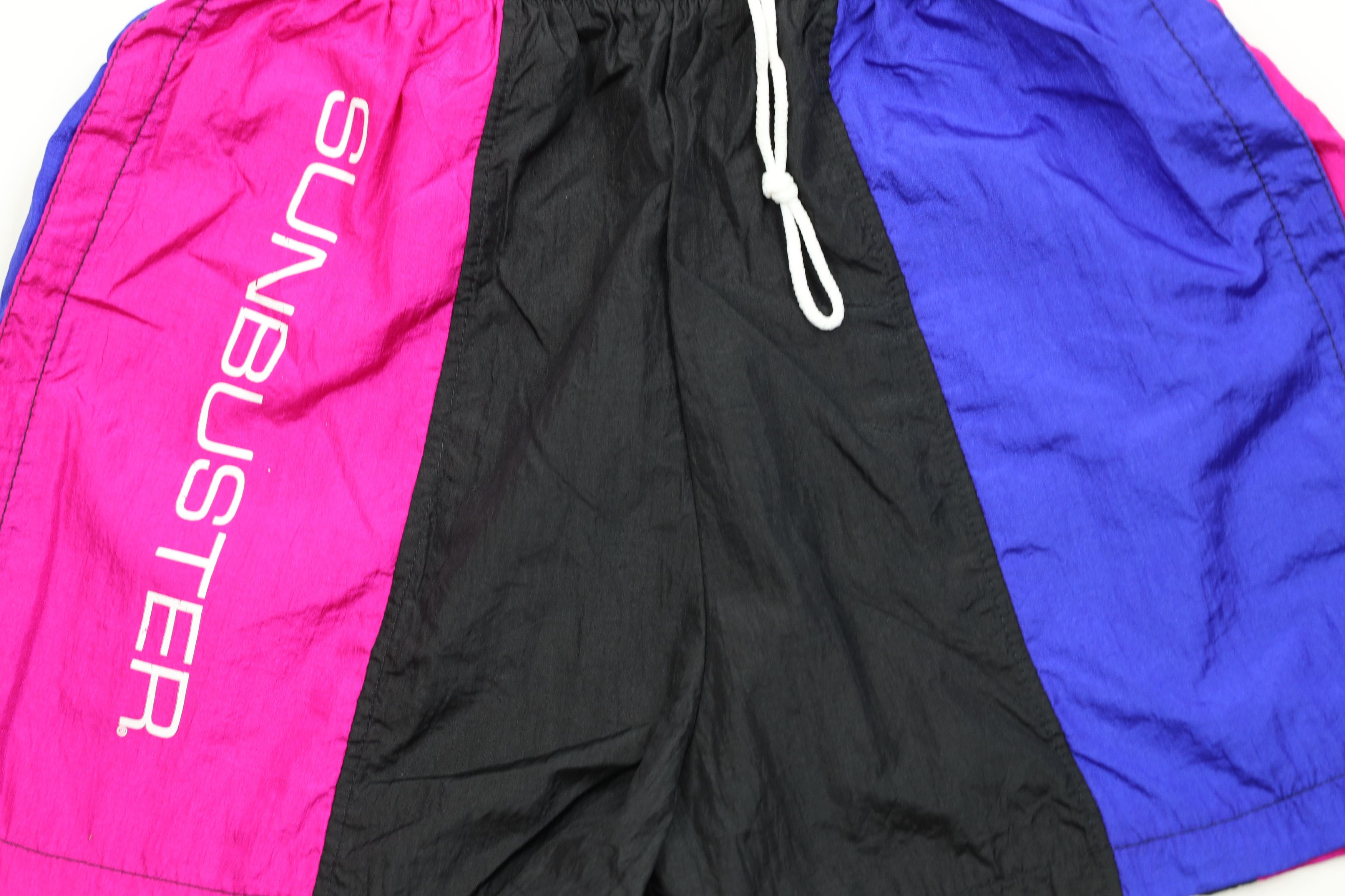 Vintage Vintage 90s Streetwear Block Padded Lined Cycling Shorts USA Size 24" / US 00 / IT 34 - 3 Thumbnail