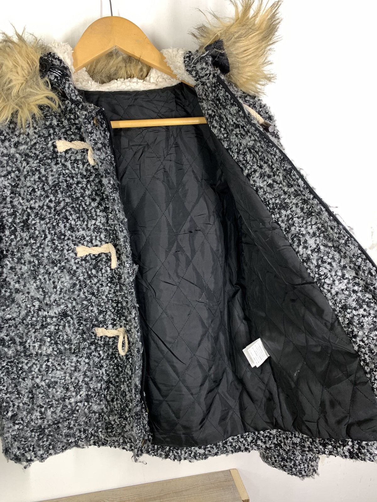 Designer × Japanese Brand × Vintage Vintage Japanese Brand Wool Fur Jacket Size US L / EU 52-54 / 3 - 13 Thumbnail