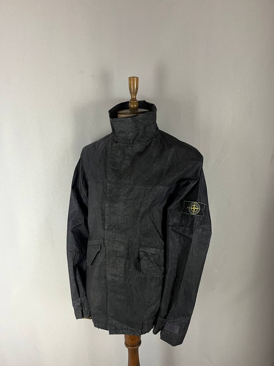 Stone Island Stone Island Navy Jacket Nylon Vintage Size US XL / EU 56 / 4 - 1 Thumbnail