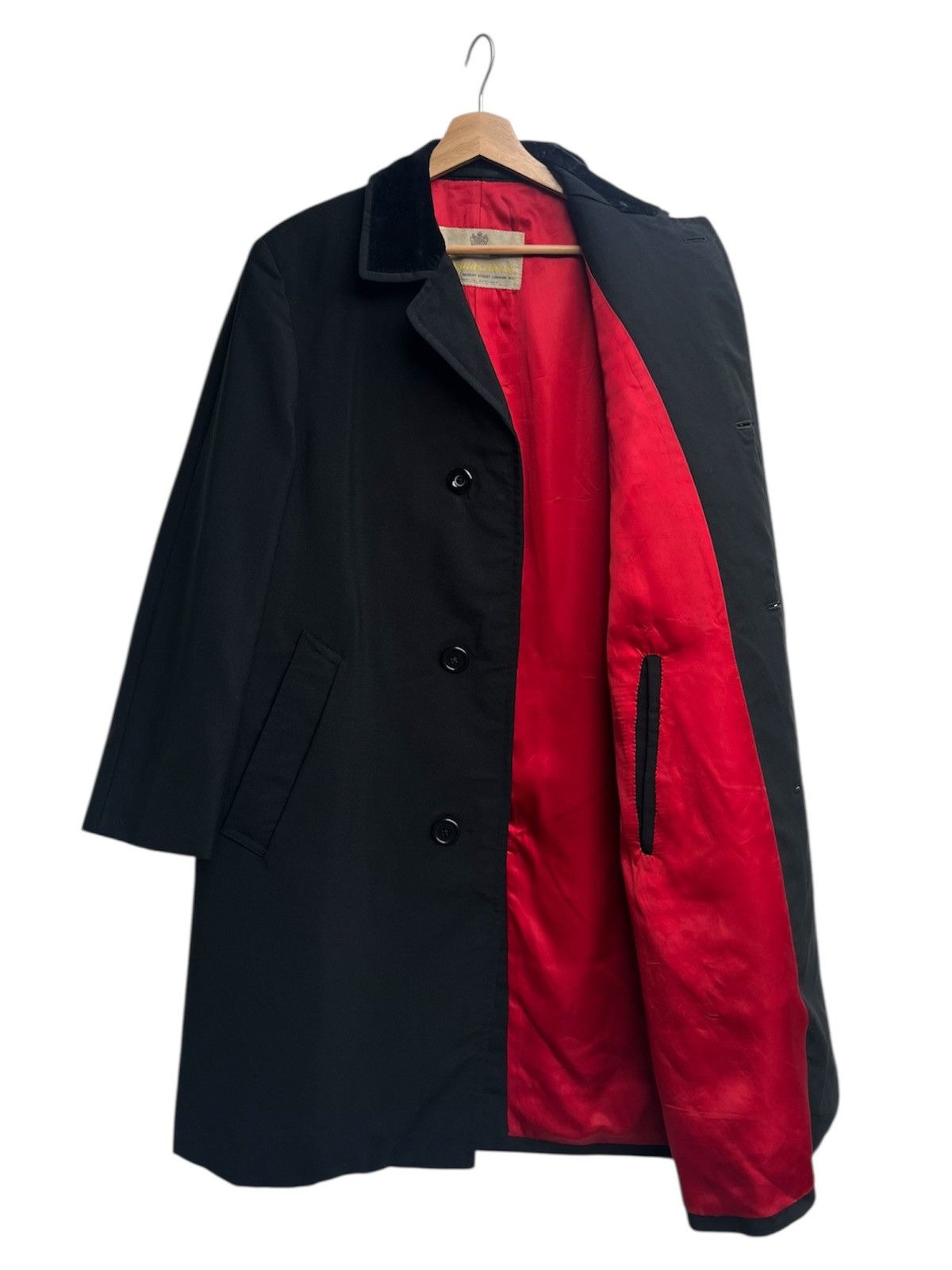 Aquascutum Vintage Aquascutum Wool & Mohair Black Coat Size US S / EU 44-46 / 1 - 2 Thumbnail