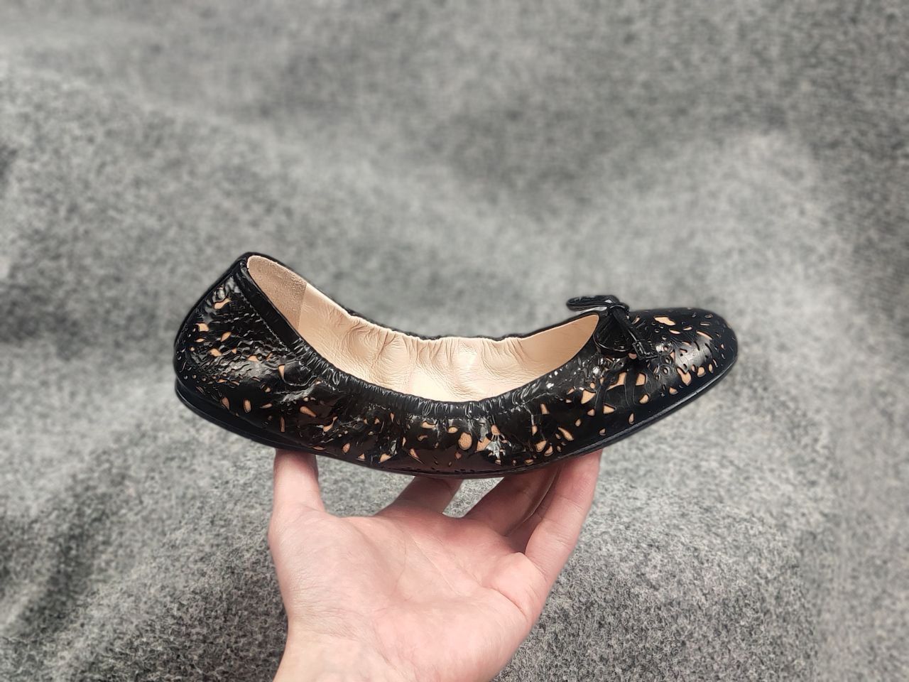 Prada Prada Vintage Patent Ballerina Ballet Flats scrunch Shoes Size US 9 / IT 39 - 13 Thumbnail
