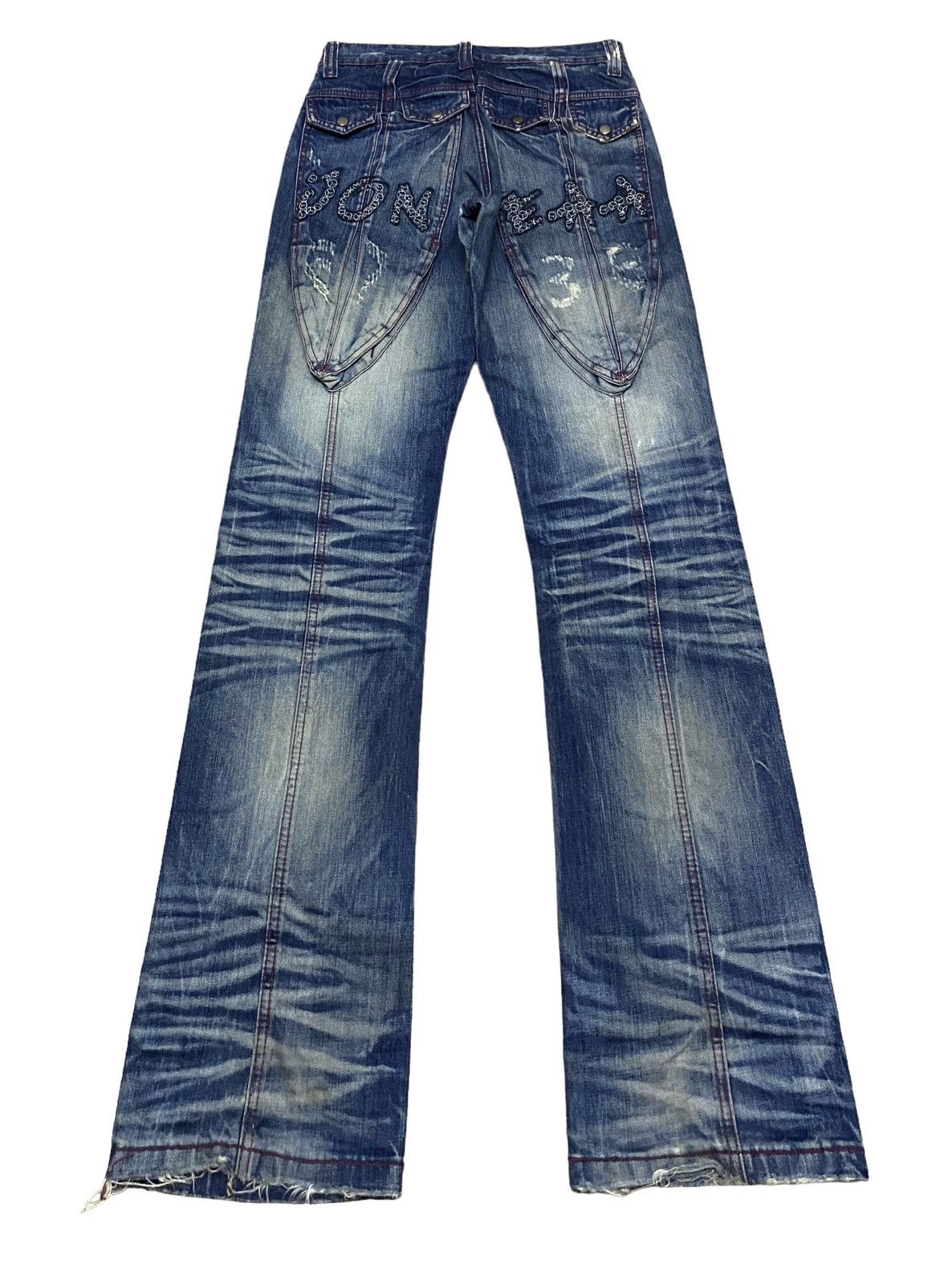If Six Was Nine Rare Design Vintage Japanese Brand Joneaa Jeans 2000s Size US 32 / EU 48 - 2 Thumbnail