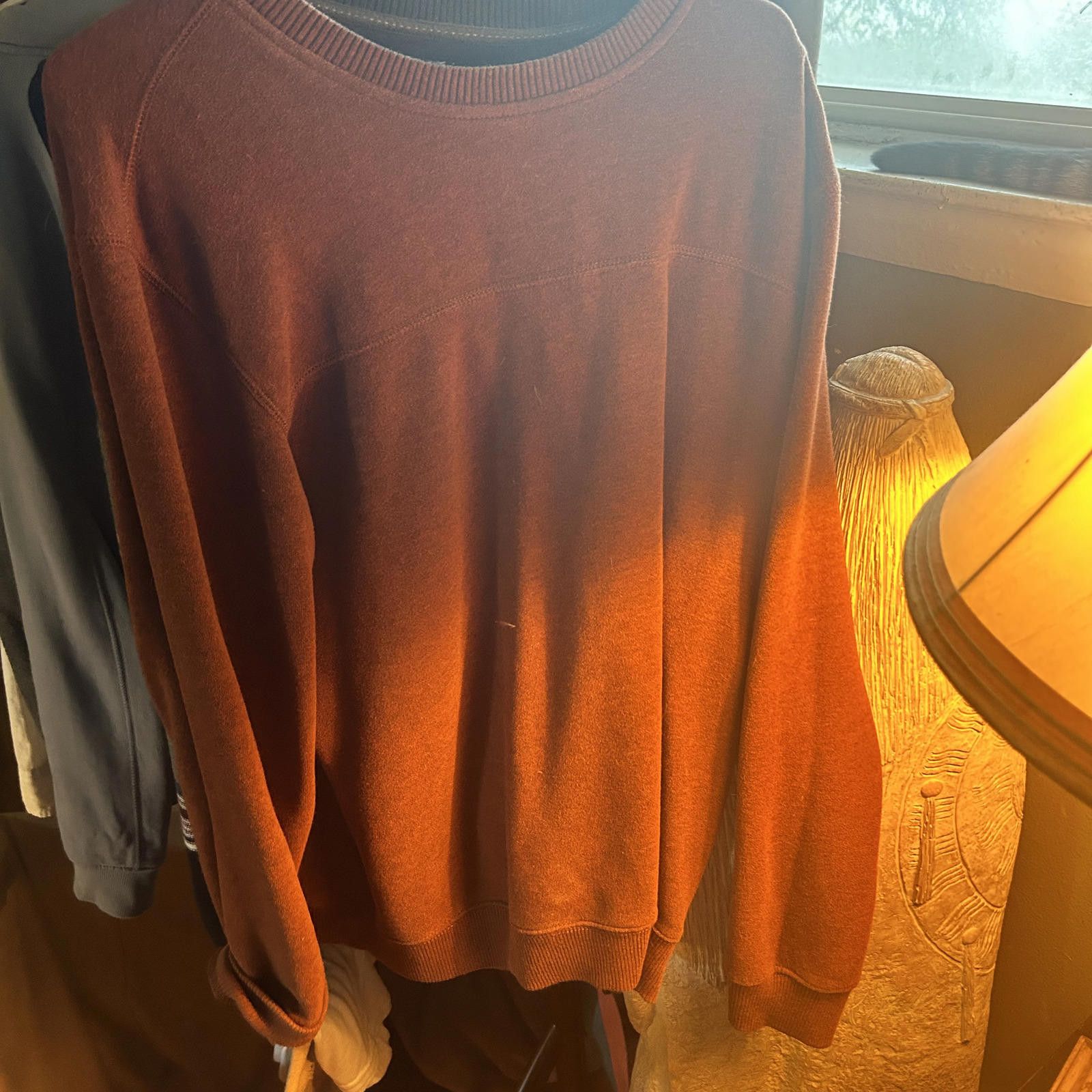 Arrow Arrow Men's Cozy Rust Sweater - Size Large Size US L / EU 52-54 / 3 - 1 Thumbnail