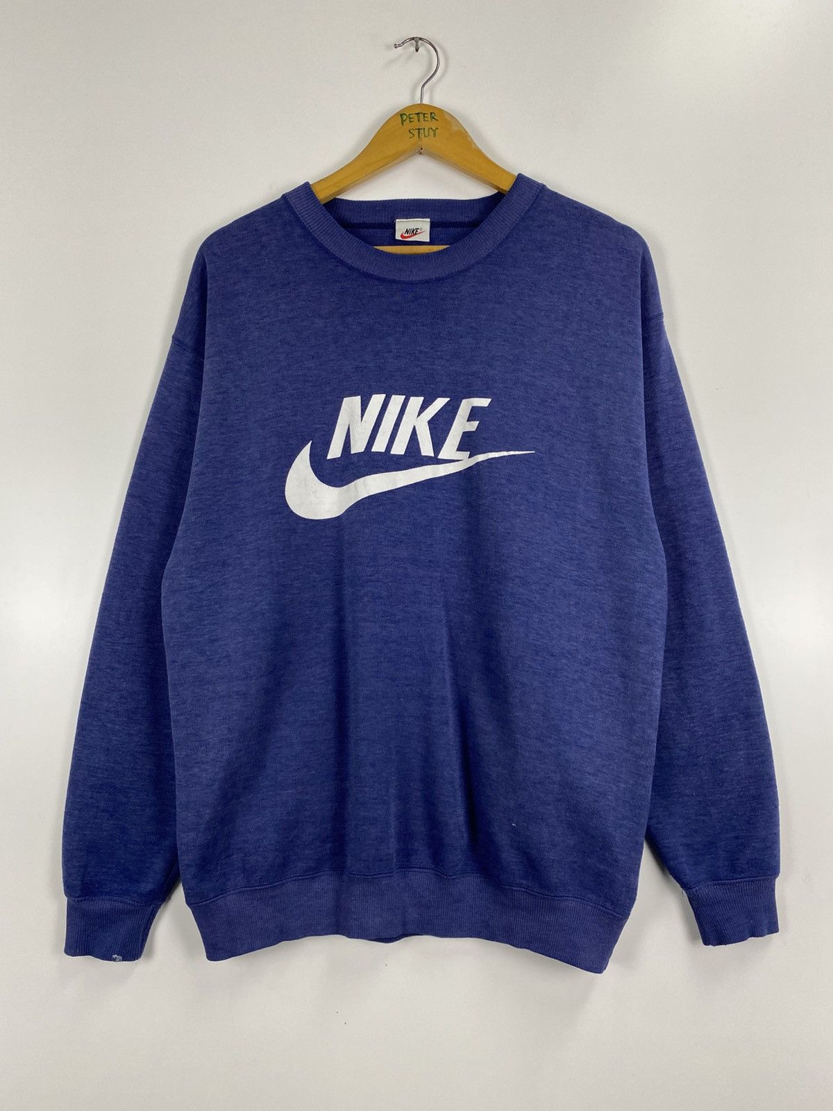 Nike × Vintage Vintage Nike Swoosh Sweatshirt Size US L / EU 52-54 / 3 - 2 Thumbnail