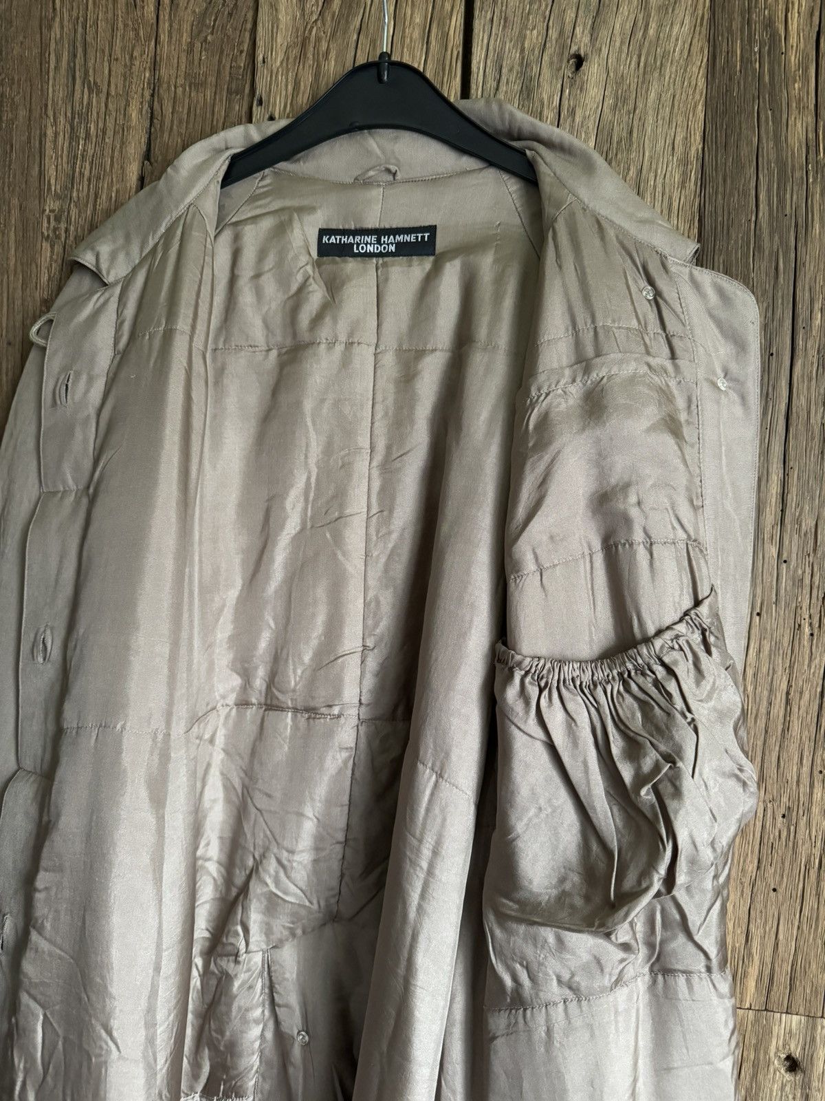 Archive 80s Katharine Hamnett London Long Coat