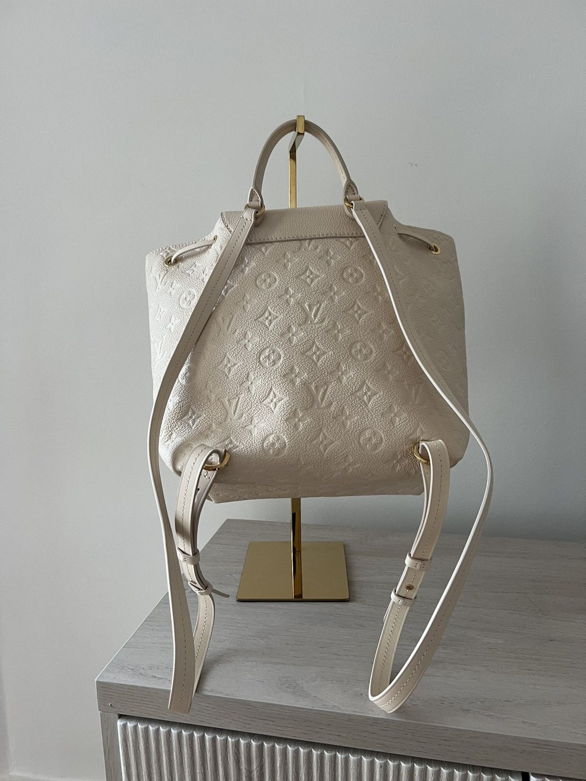 Louis Vuitton Louis Vuitton Montsouri PM Monogram Backpack Size ONE SIZE - 4 Thumbnail
