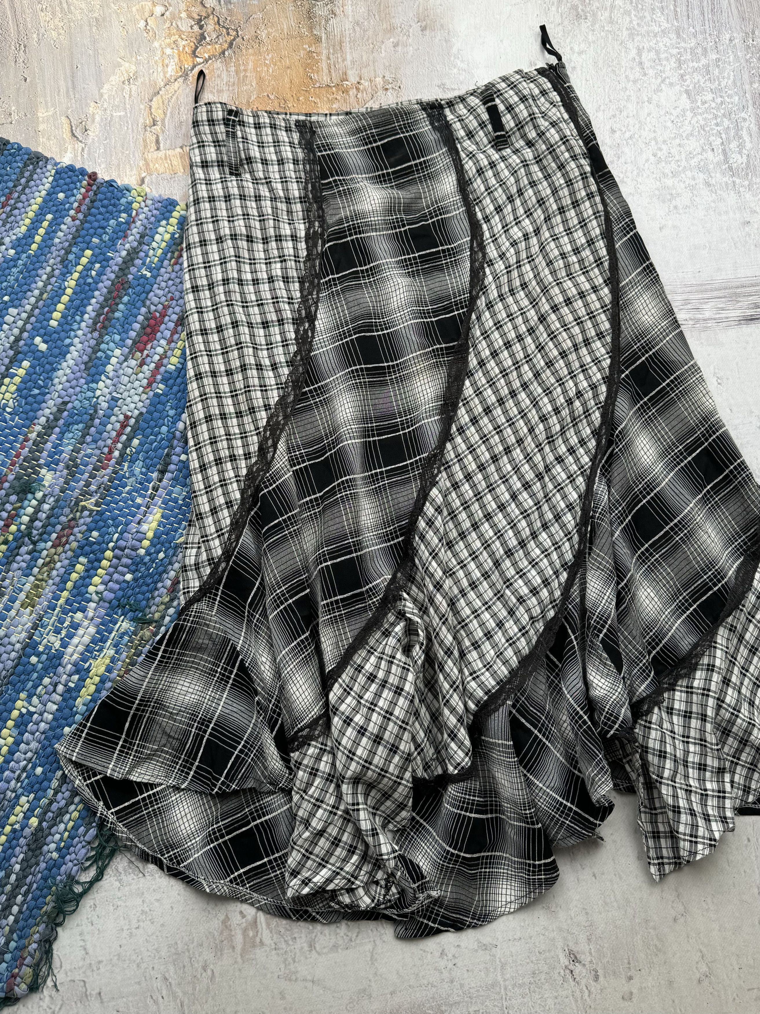 Vintage Vintage Flare Skirt A290D15(111) Size 30" / US 8 / IT 44 - 2 Thumbnail