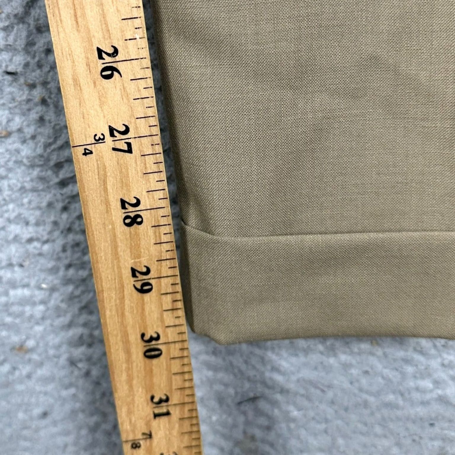 Ralph Lauren Lauren Ralph Lauren Total Comfort Pants Wool 42x30 Tan Dress Pants Pleated Classic Mens Business Formal Wardrobe Bottoms Size US 42 / EU 58 - 7 Thumbnail