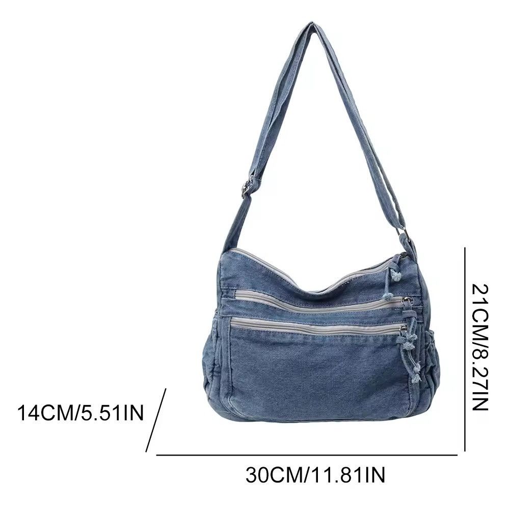Vintage Vintage Denim Shoulder Bag Size ONE SIZE - 12 Thumbnail