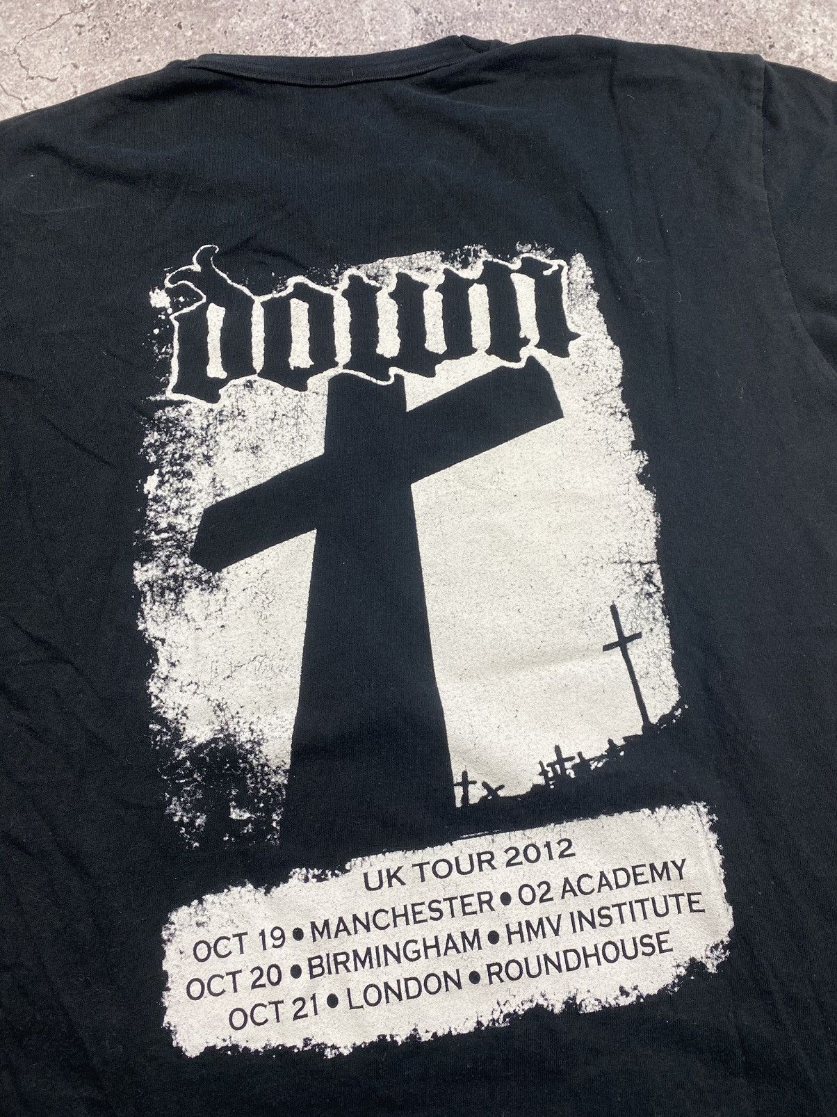 Band Tees Down 2012 UK Tour Phil Anselmo vintage Band Tee Y2J Size US L / EU 52-54 / 3 - 6 Thumbnail