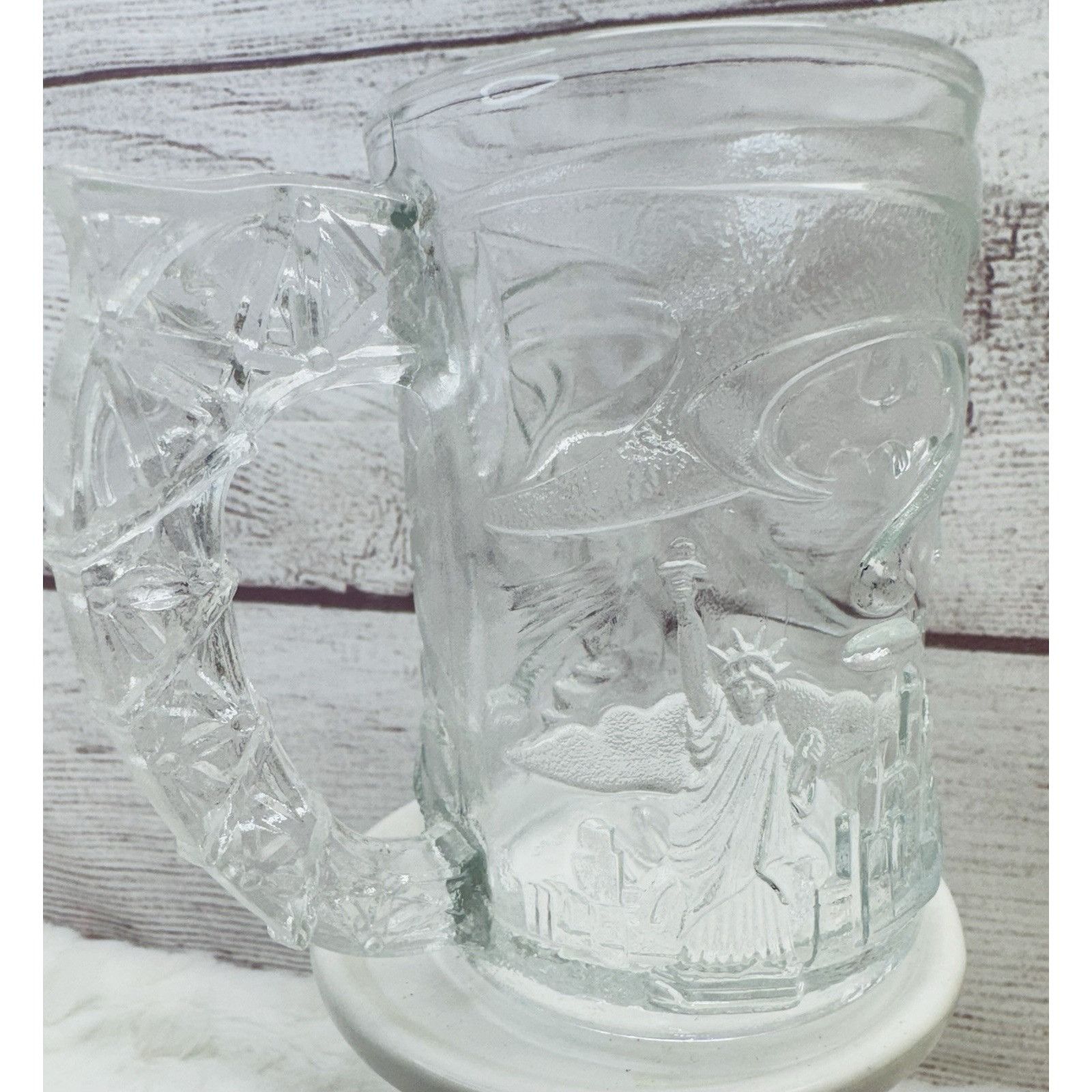 Other McDonalds Batman Forever "BATMAN" Vintage Glass Coffee Mug C Size ONE SIZE - 7 Thumbnail