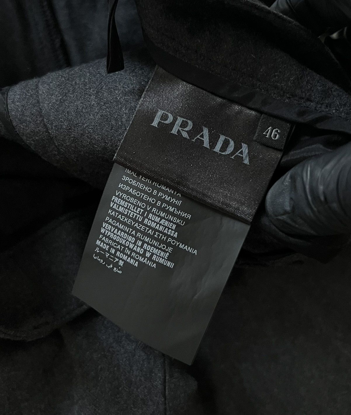 Prada Prada Wool Trousers Dark Grey Men’s Casual Pants 32 Size Size US 32 / EU 48 - 16 Thumbnail