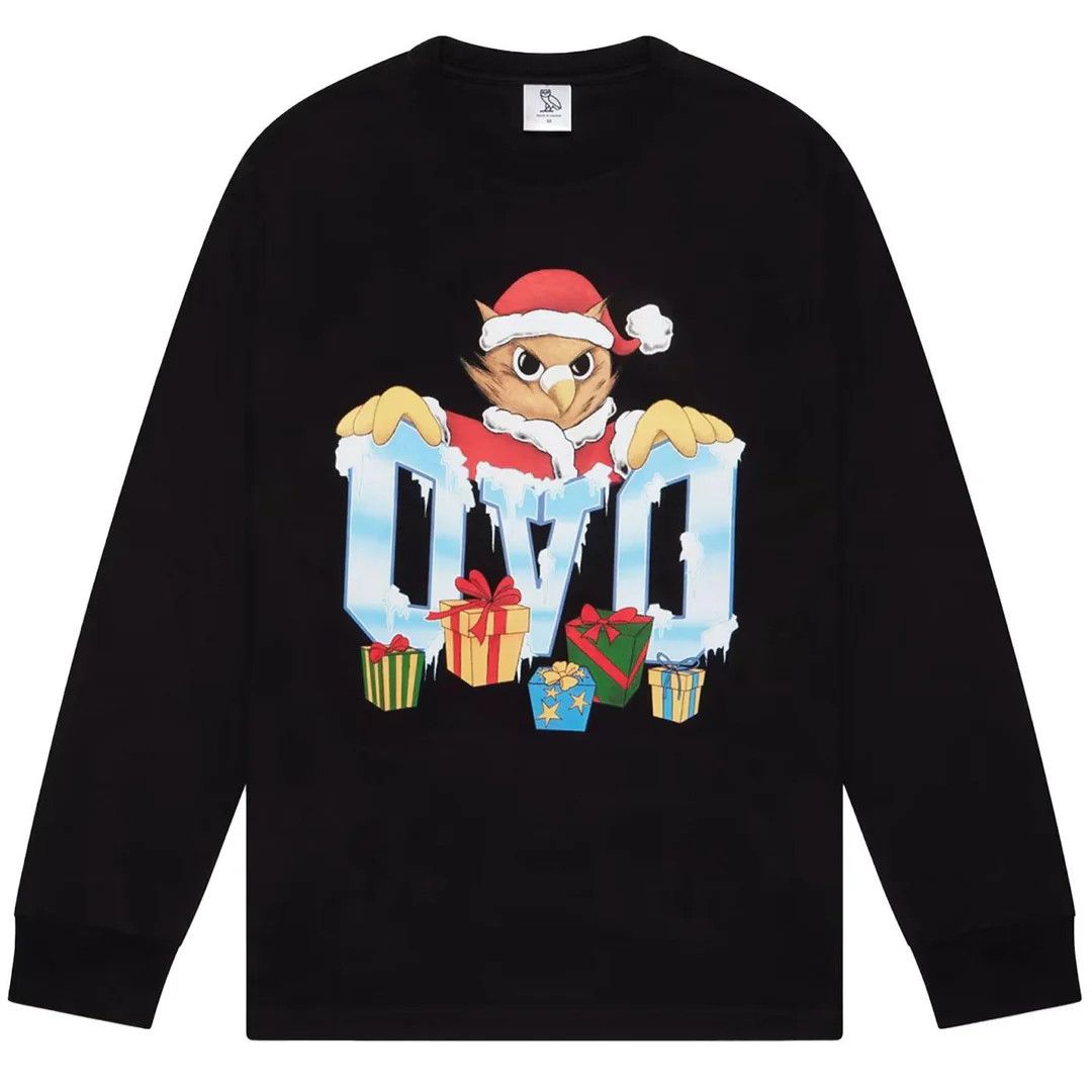 Drake OVO Santa Owl Christmas Long Sleeve Size US L / EU 52-54 / 3 - 1 Thumbnail
