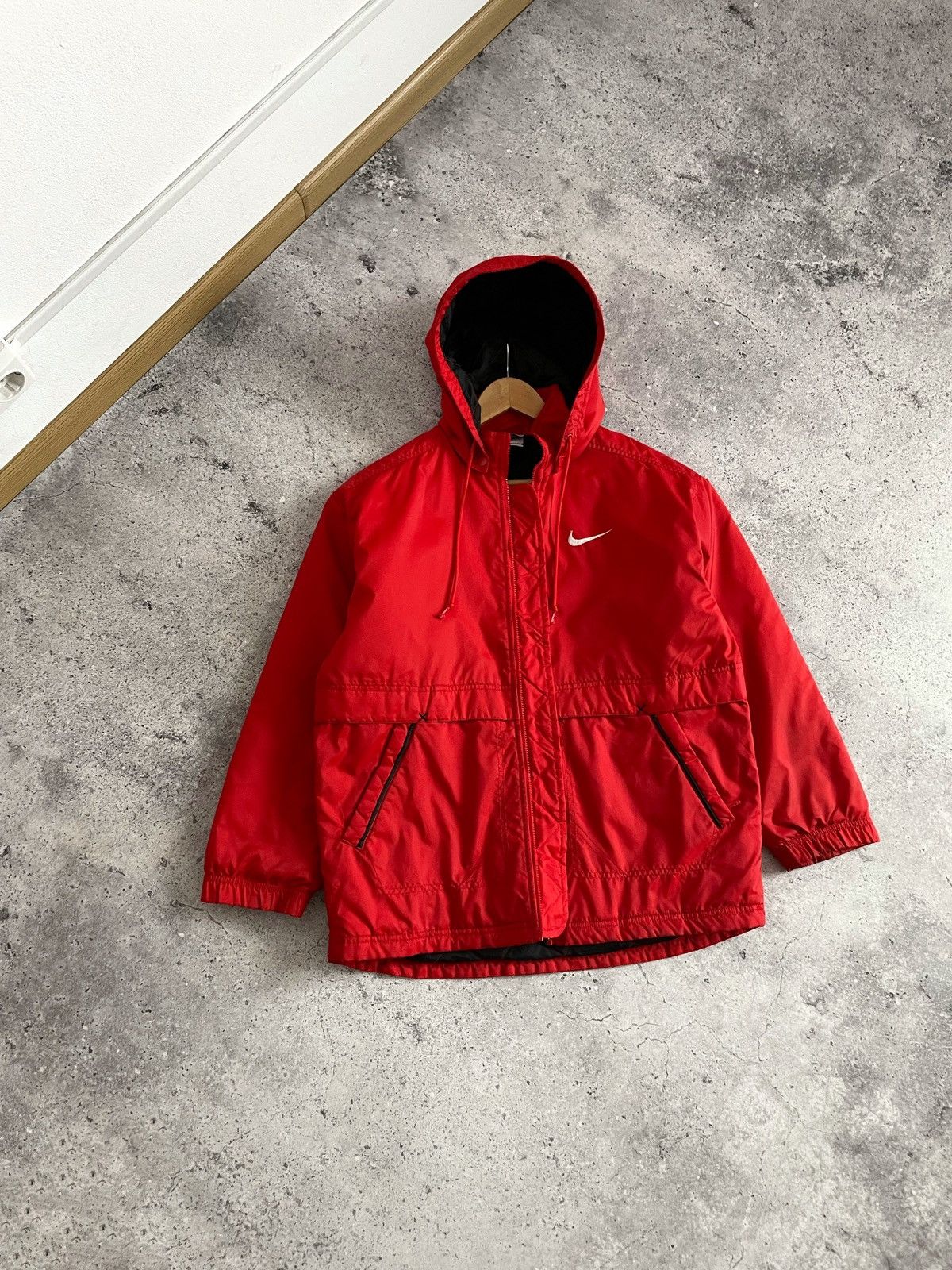 Nike × Vintage Vintage Nike Embroidered Big Logo Jacket Size US S / EU 44-46 / 1 - 4 Thumbnail