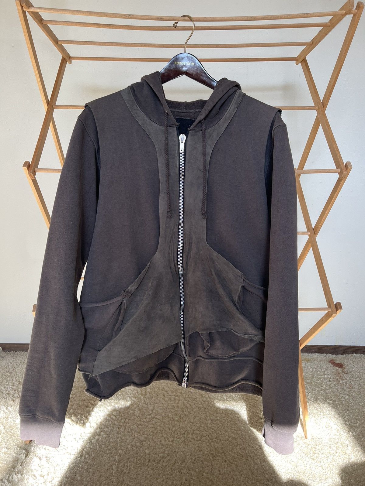 Rick Owens Rick Owens SLAB Layered Hoodie | Grailed