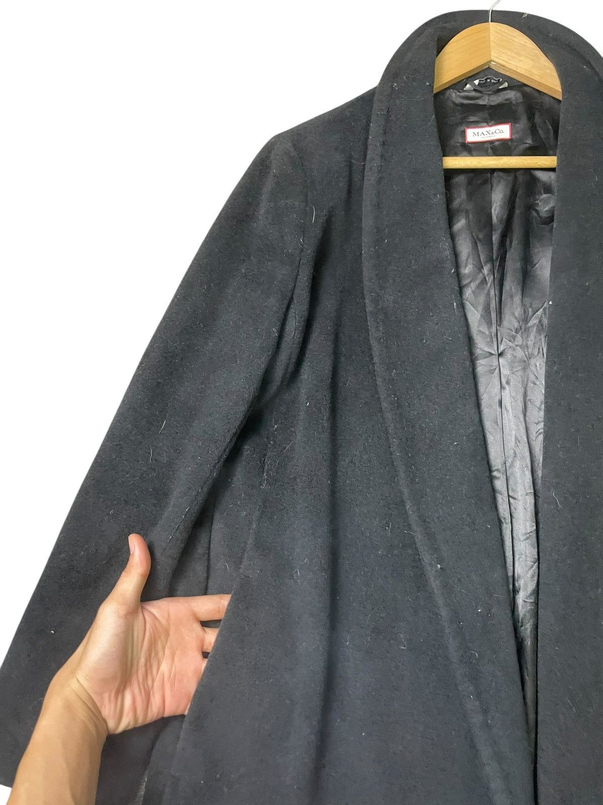 Designer × Japanese Brand × Vintage Max&Co Longrun Classic Wool Coat (47) Size US S / EU 44-46 / 1 - 6 Thumbnail