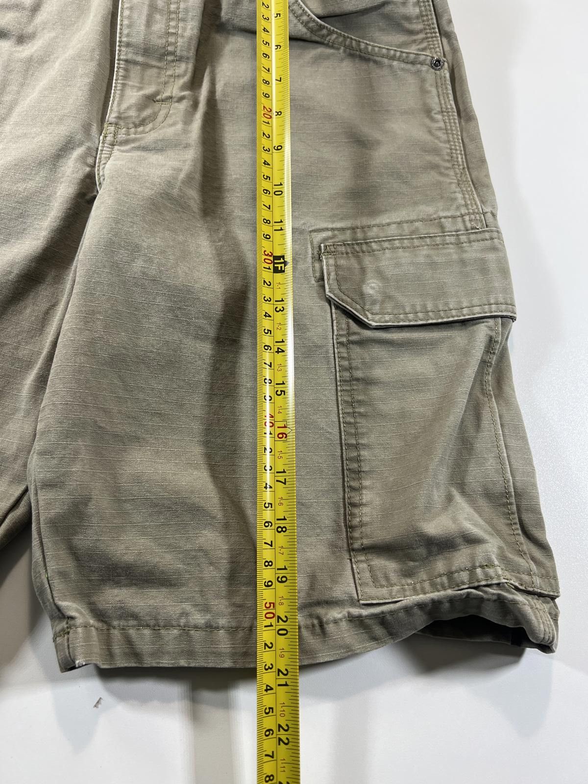 Unknown London Vintage Wrangler Beige Cargo Shorts 32 Size US 32 / EU 48 - 6 Thumbnail