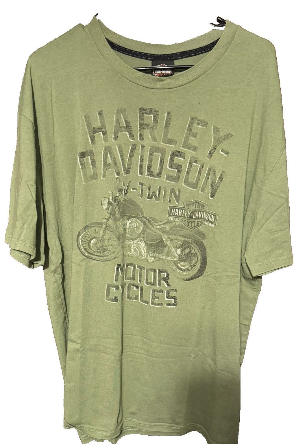 Harley Davidson Harley-Davidson TShirt Seattle Men Sz XL Green Marysville WA Size US XL / EU 56 / 4 - 1 Thumbnail