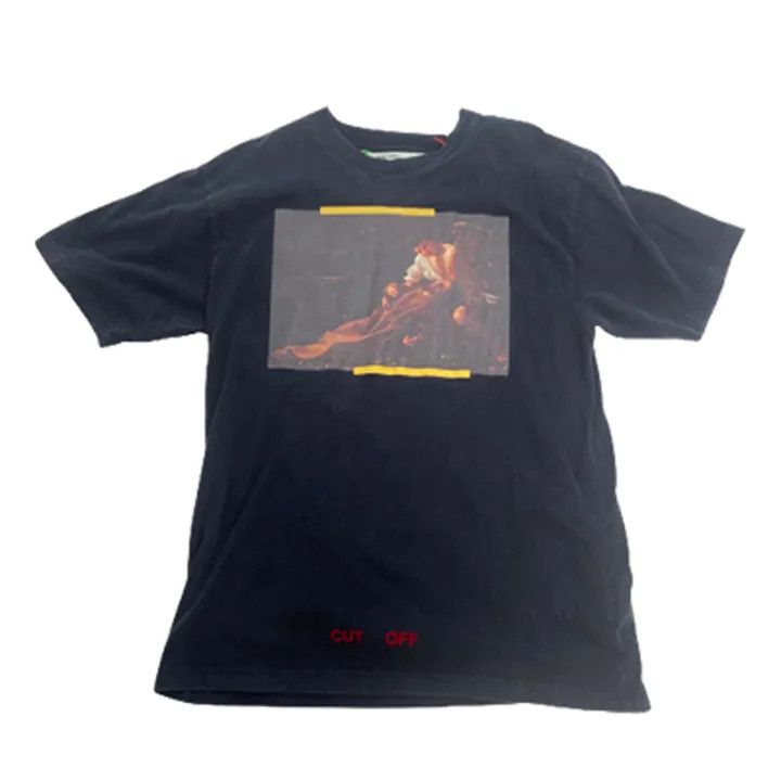 Off-White OFF-WHITE Religious Print Short Sleeve Tee 0079 Size US XS / EU 42 / 0 - 1 Thumbnail