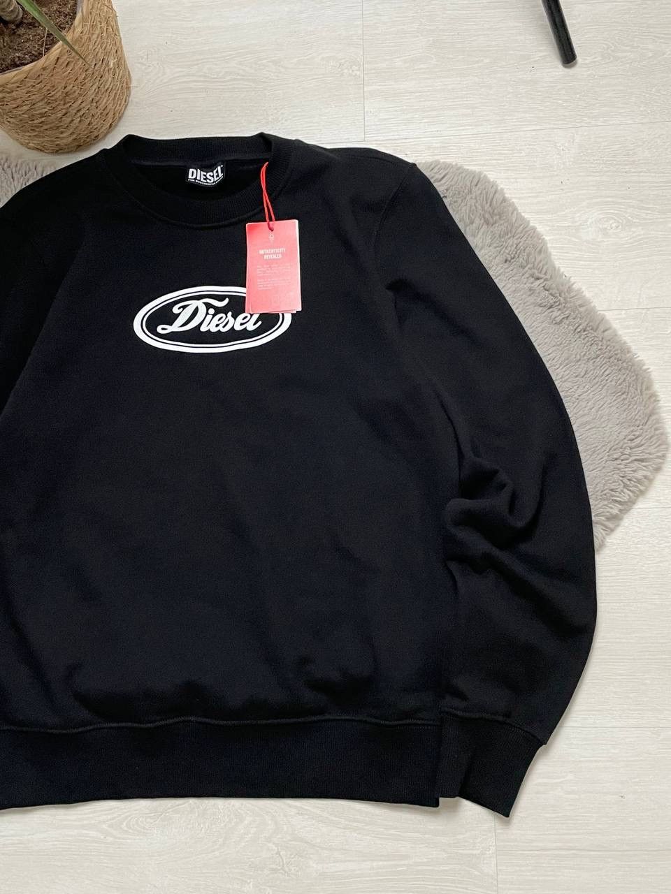 Diesel Diesel New Sweatshirt Hooded Big CENTER Logo Y2k Size US S / EU 44-46 / 1 - 4 Thumbnail