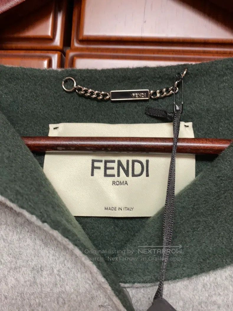Other Fendi Winter Cashmere Coat, Fox Fur, Gray Short, Reversibl Size XS / US 0-2 / IT 36-38 - 3 Thumbnail
