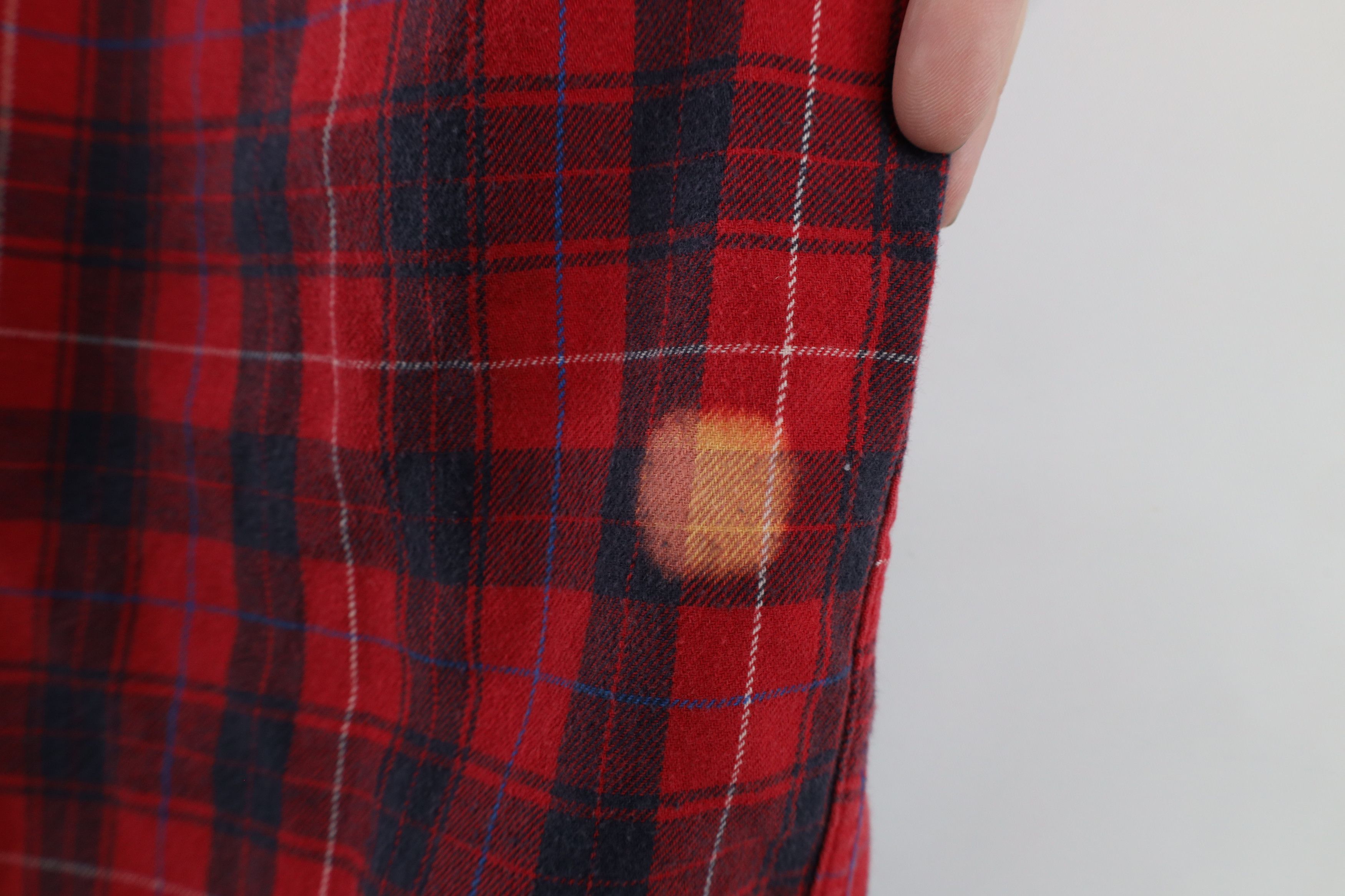 Carhartt × Vintage Vintage Carhartt Spell Out Collared Flannel Button Shirt Size US XXL / EU 58 / 5 - 10 Thumbnail