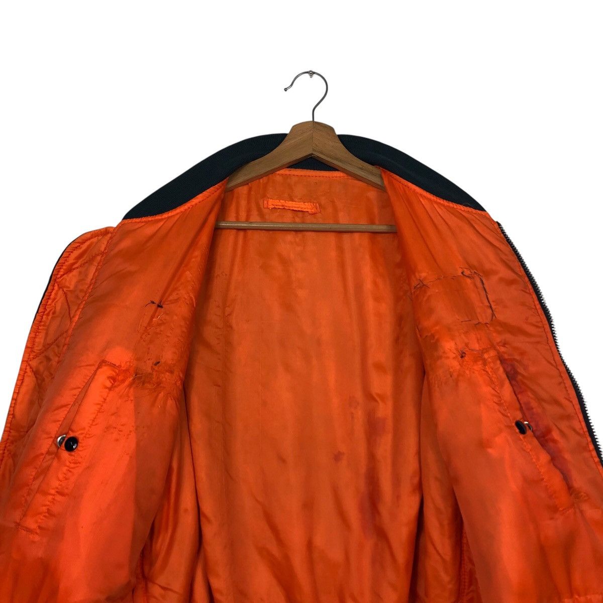Schott 📌Vintage Reversible Bomber Jacket Ma-1 Schott Made in Usa Size US L / EU 52-54 / 3 - 15 Thumbnail