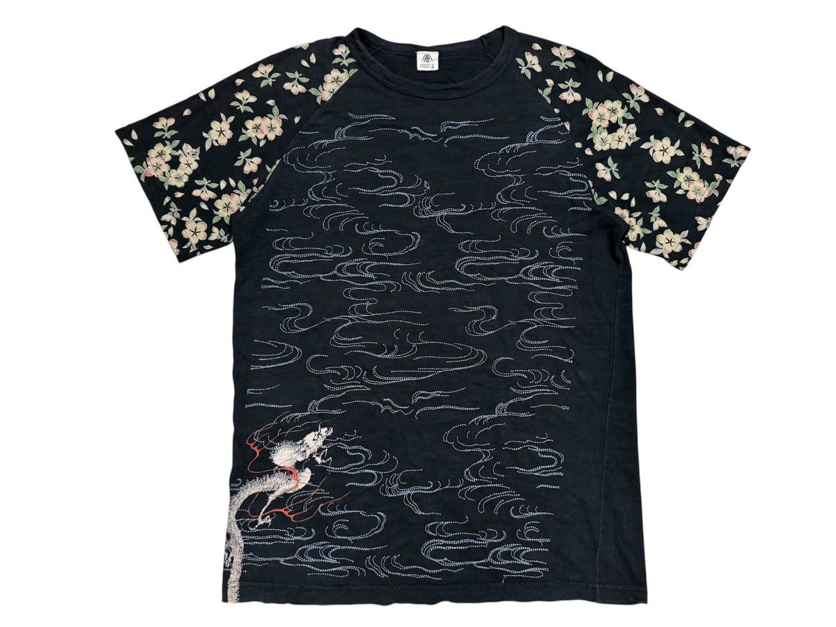 Eternal Eternal Sashiko Style Waves Tshirt Size US L / EU 52-54 / 3 - 1 Thumbnail