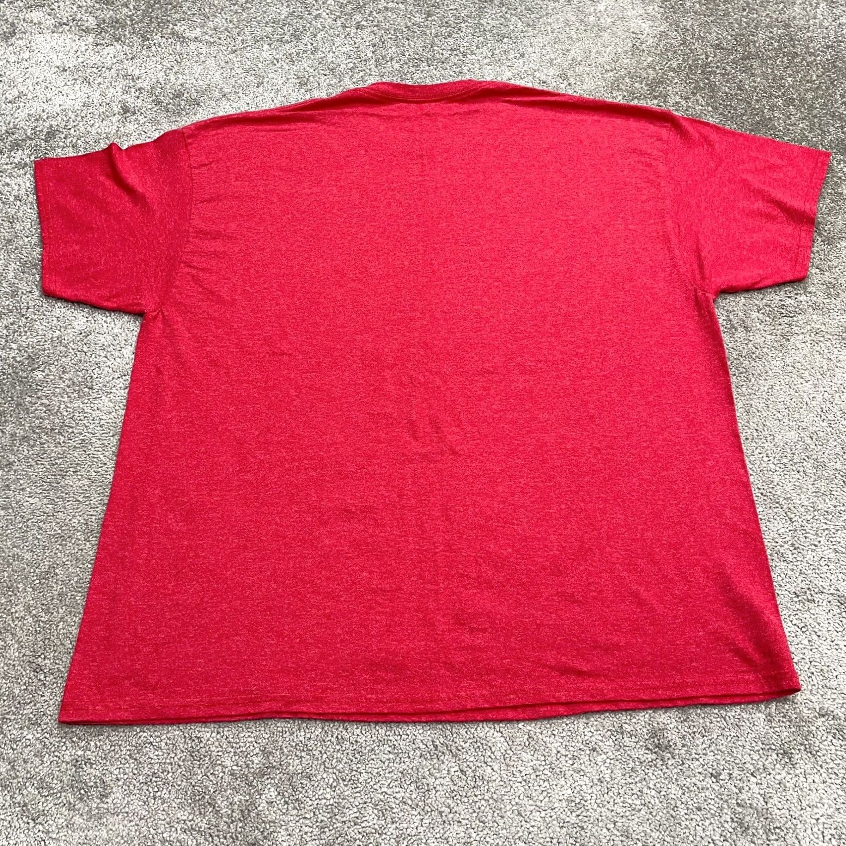 Disney Disney Mickey Mouse Graphic T-Shirt Mens 2XL Red Crew Neck Short Sleeve Tee Top Size US XXL / EU 58 / 5 - 2 Thumbnail
