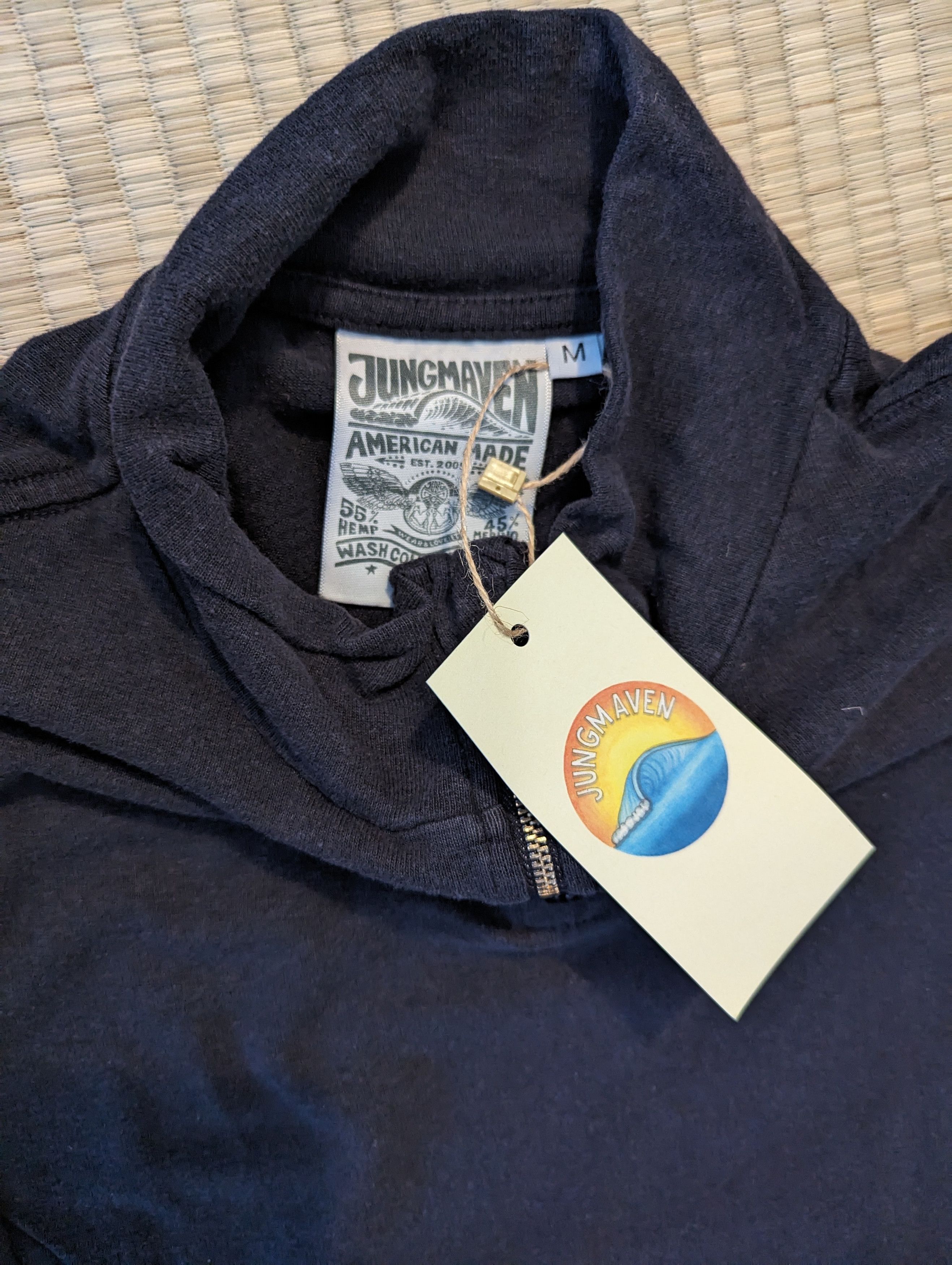 Jungmaven NWT Jungmaven IWEYOU Hemp Merino Wool 1/4 Zip Sweatshirt Size US M / EU 48-50 / 2 - 3 Thumbnail