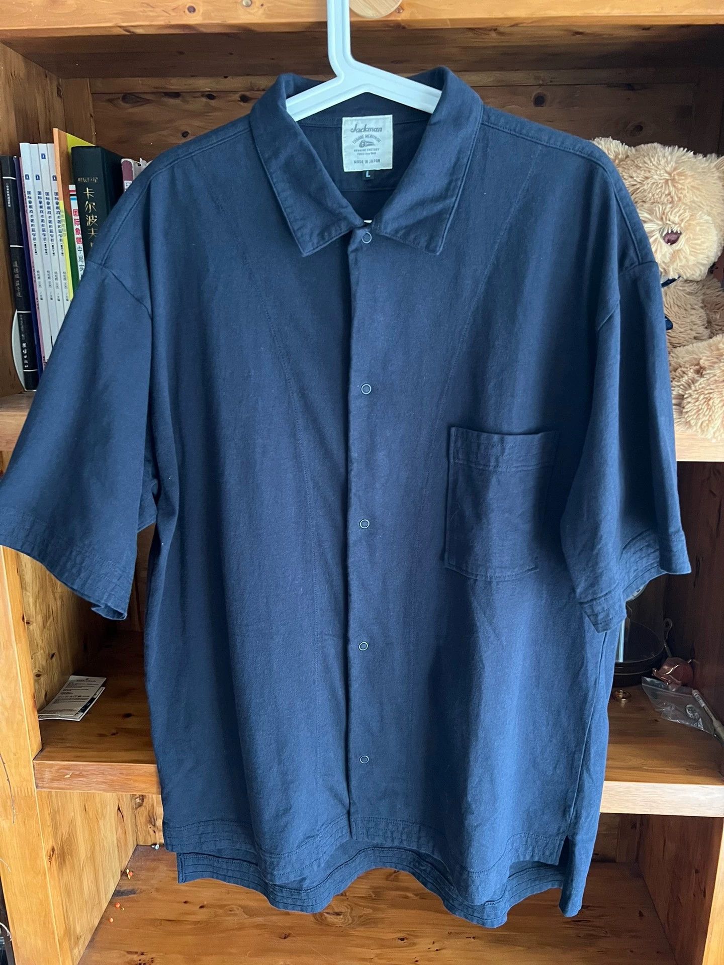 Jackman Jackman BB City Boy Vintage SS Cardigan Dye Wash L Japan Size US L / EU 52-54 / 3 - 4 Thumbnail