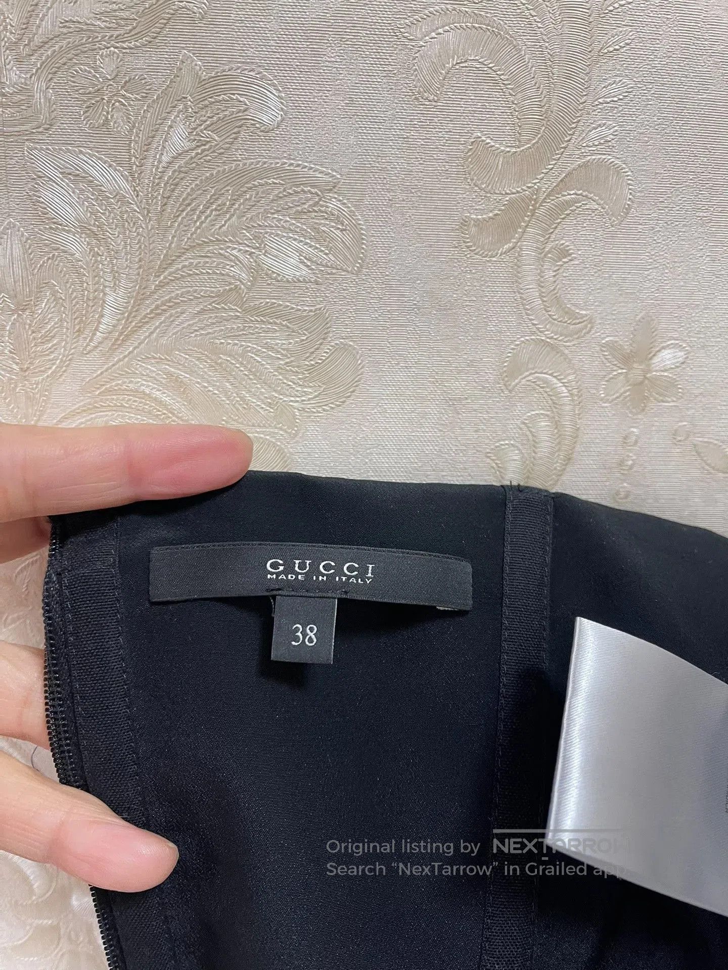 Gucci Gucci Runway Dark Floral Sheer Dress. Size M / US 6-8 / IT 42-44 - 4 Thumbnail