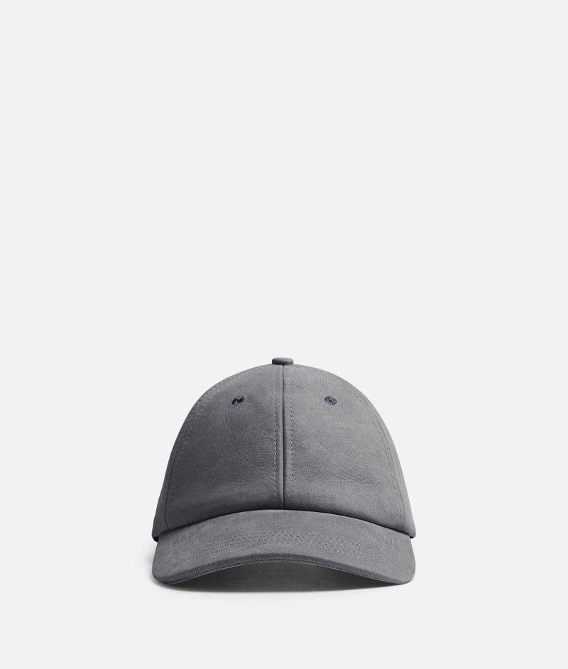 Bottega Veneta printed leather cap grey Size ONE SIZE - 1 Thumbnail