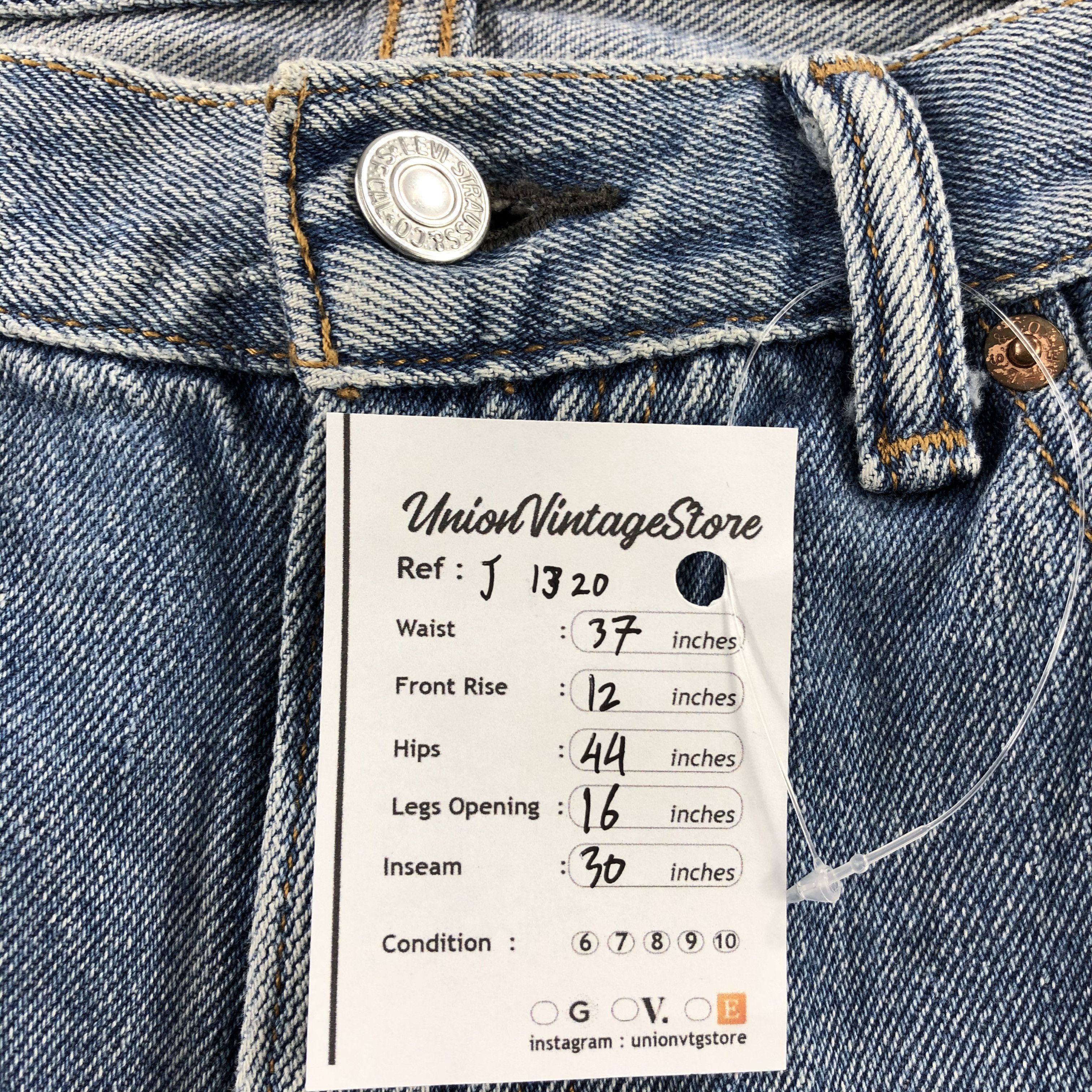 Levi's Vintage Levis 505 Jeans- J1320 Size US 36 / EU 52 - 13 Thumbnail