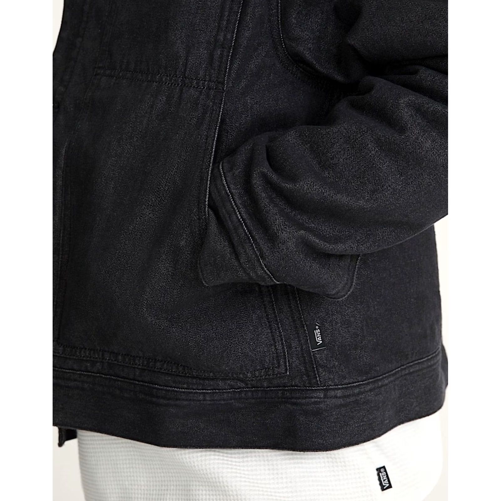 Vans VANS Premium McAvoy Lined Trucker Jacket Black Rinse Medium Size US M / EU 48-50 / 2 - 3 Thumbnail
