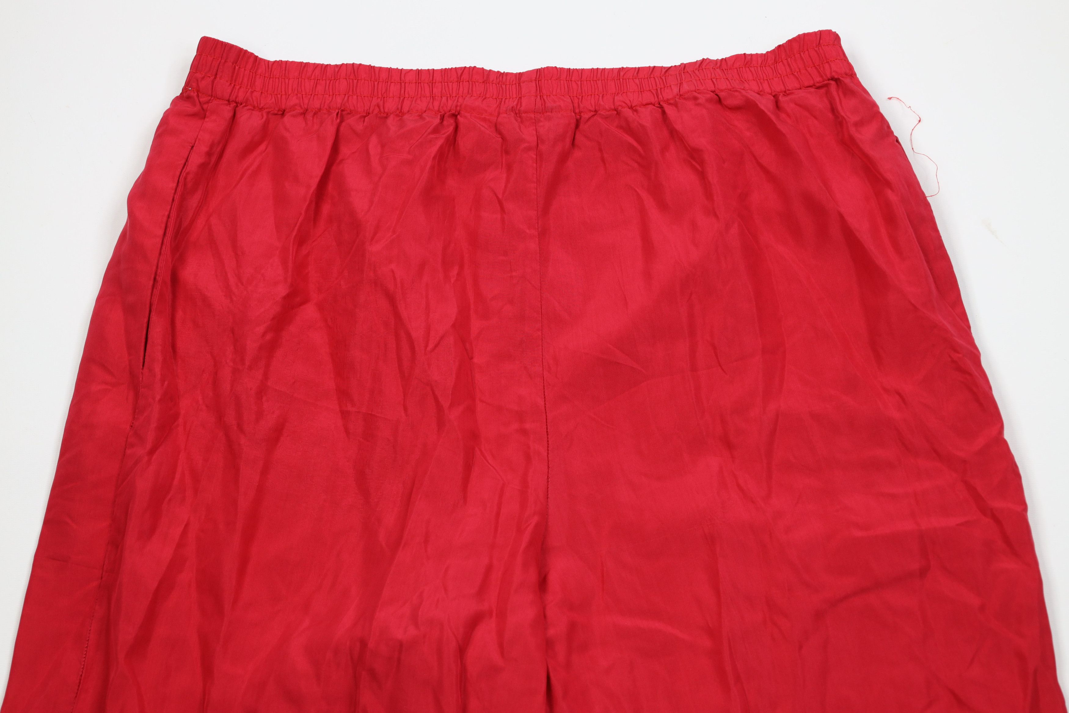 Diane von Furstenberg Vintage 90s Diane von Furstenberg Silk Loungewear Pants Red Size 36" / US 14 / IT 50 - 9 Thumbnail