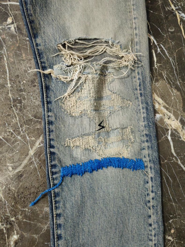 Undercover UNDERCOVER size 1 68 Blue Line Jeans 2505-Nextarrow Size US 28 / EU 44 - 4 Thumbnail