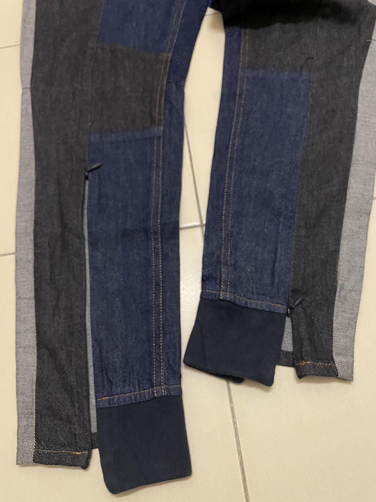 gomme Gomme Maki Hiroshige Rework/reconstructed Denim Jogger Pants Size US 30 / EU 46 - 2 Thumbnail