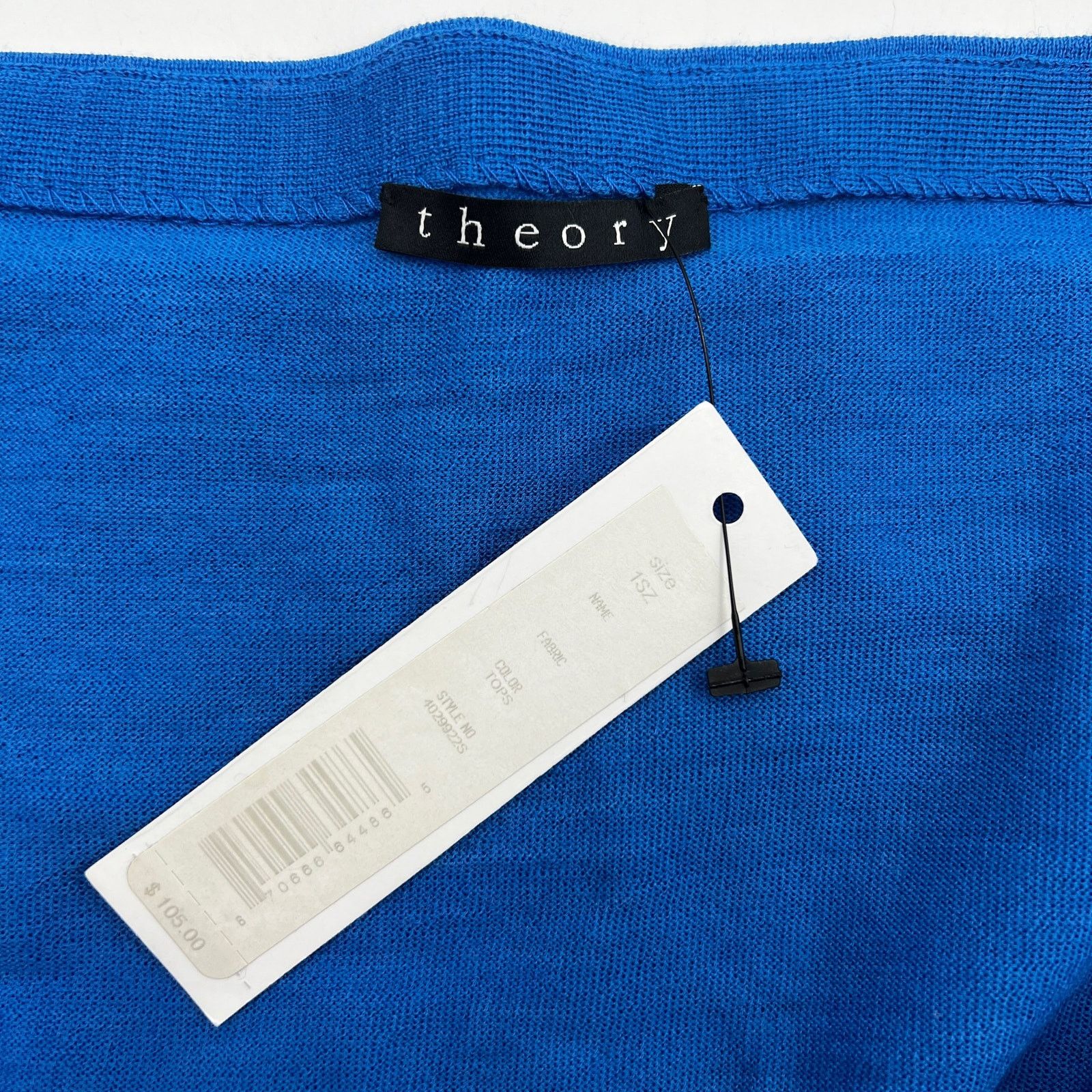 Theory Theory Wool Knit Camisole Spaghetti Strap Blue Size S / US 4 / IT 40 - 3 Thumbnail