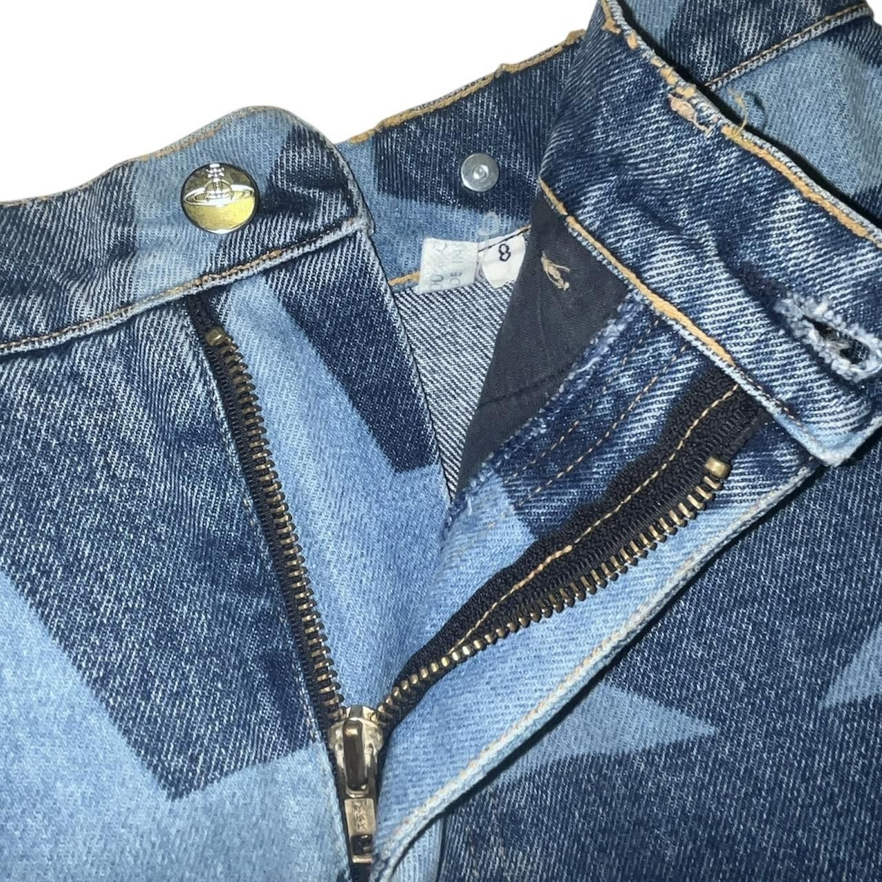 Vivienne Westwood Vintage 1986 S/S Mini-Crini Star Denim Miniskirt Size 26" / US 2 / IT 38 - 5 Thumbnail