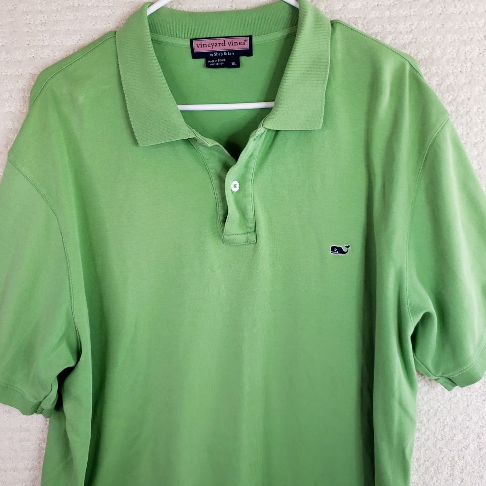 Vineyard Vines Vineyard Vines Polo Shirt Mens XL Green Short Sleeve Cotton Collared Whale Logo Size US XL / EU 56 / 4 - 2 Thumbnail