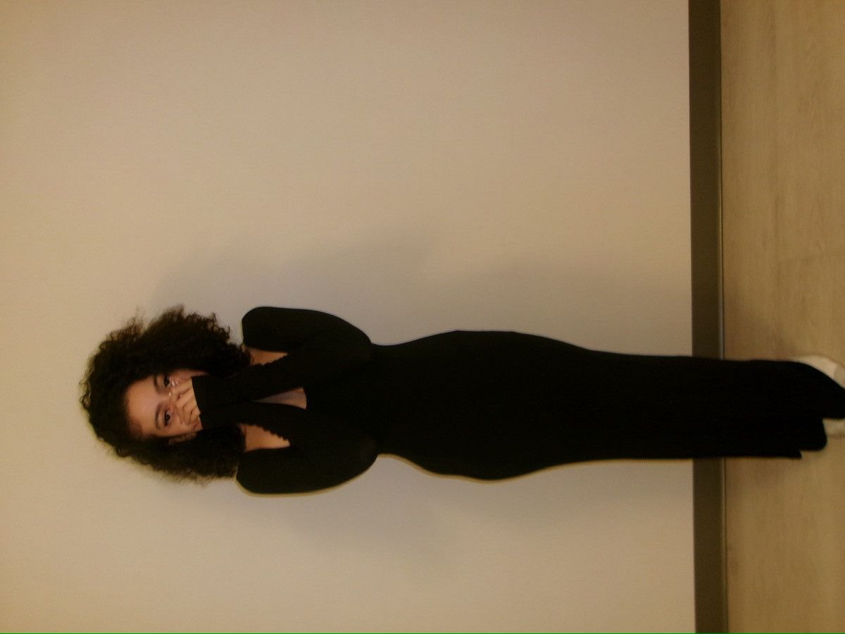 SKIMS SKIMS Skims Long Sleeve Scoop Neck Maxi Dress – Black Size S / US 4 / IT 40 - 4 Thumbnail